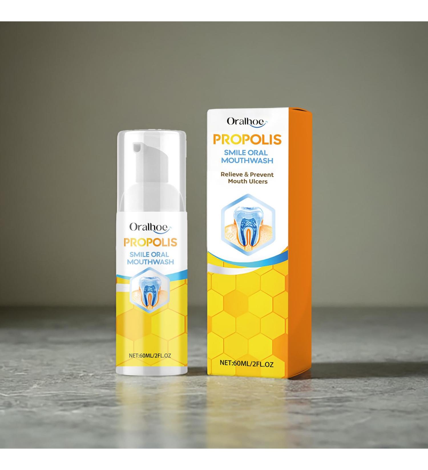 Propolis Oral Instant Treatment Spray | Furzero Propolis Oral Health Spray & Teeth Total Care Mouthwash - Buy Online on GoSupps.com