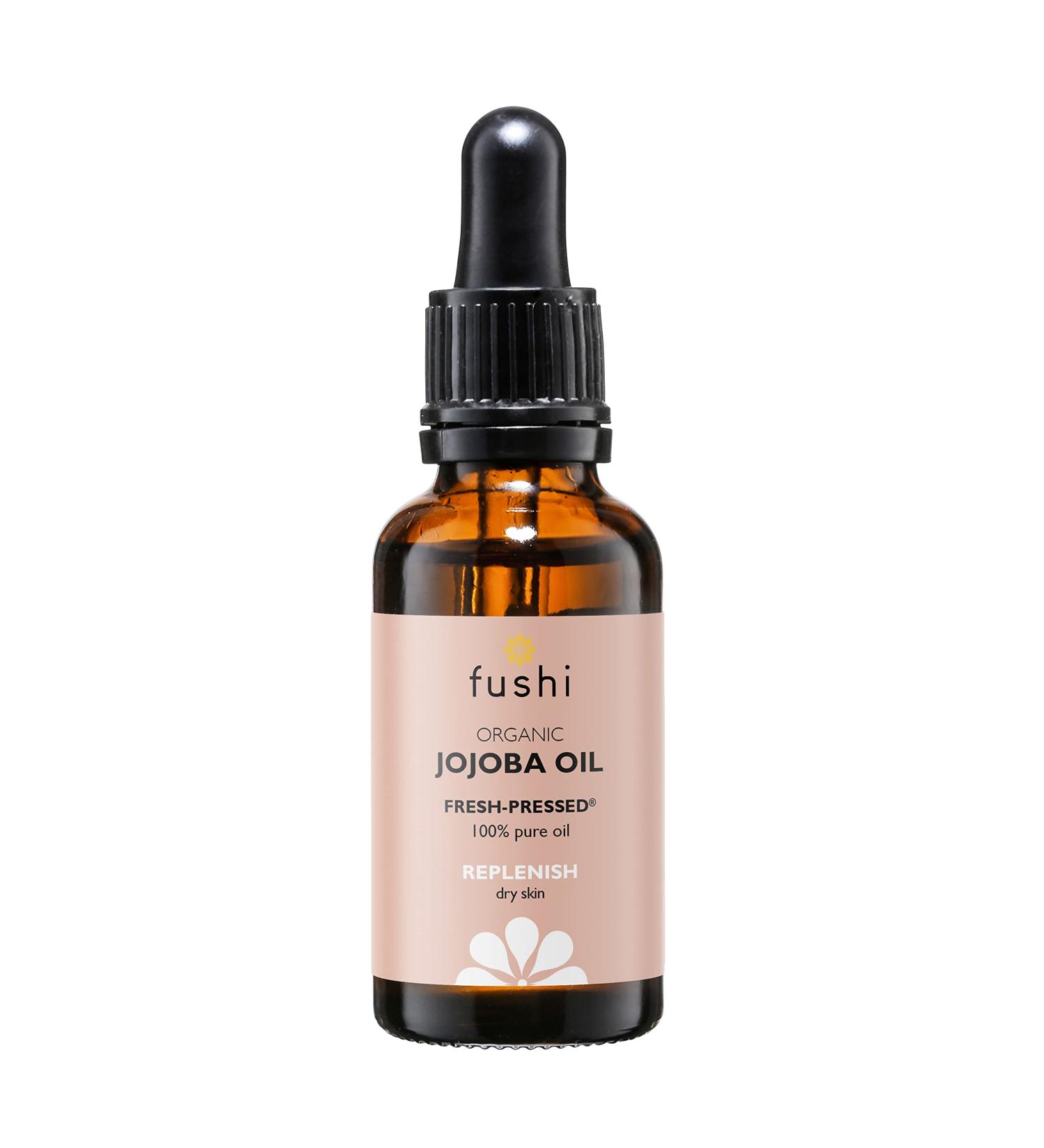 Fushi Organic Jojoba Oil 30ml Best for Skin Cleansing Dry Skin & Dry Hair Fresh-Pressed Rich in Vitamin E Hypoallergenic Oil Ethical & Vegan Society Approved Manufactured in the UK - Buy Online on GoSupps.com