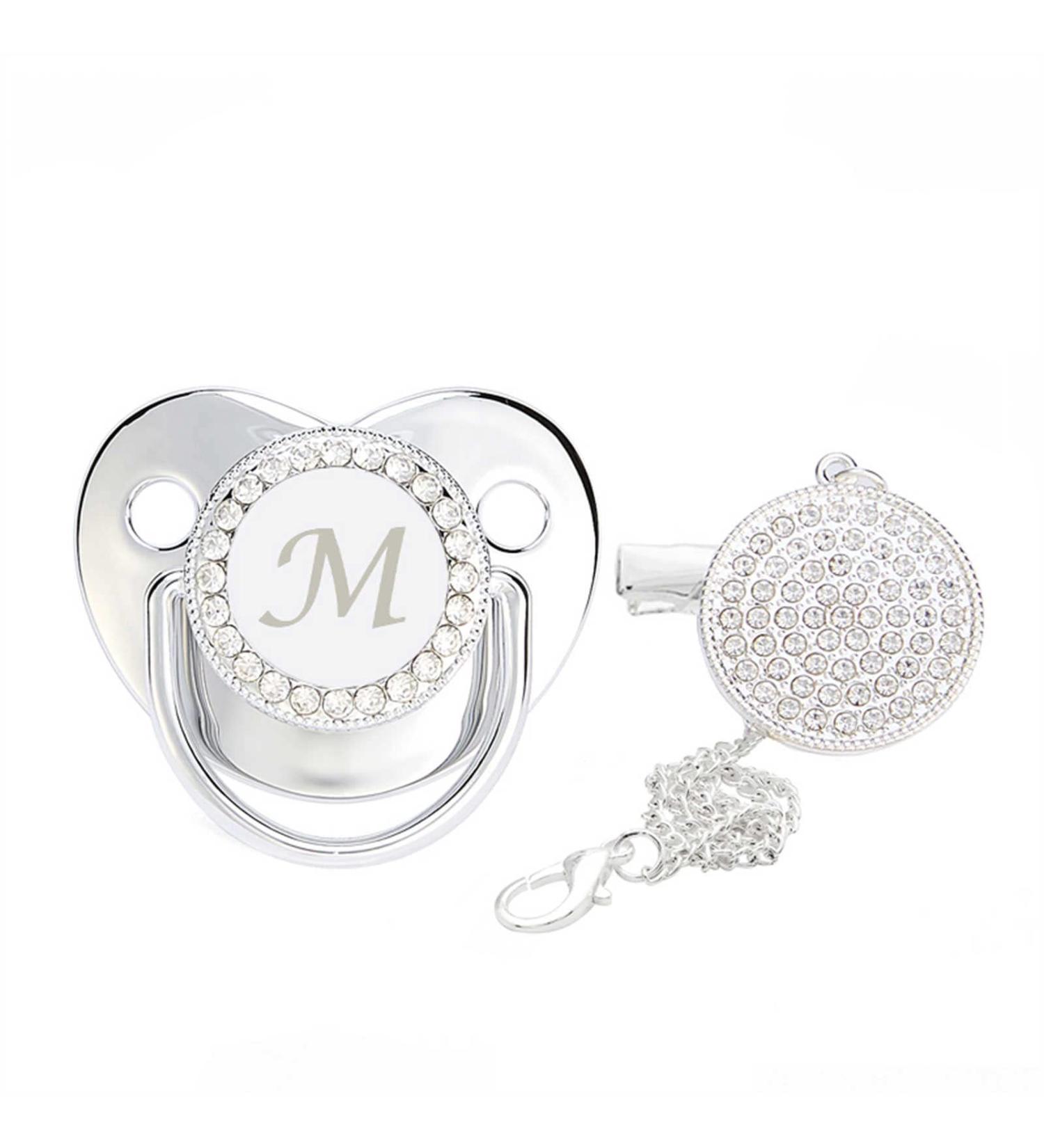 Romida Night Schnuller - BPA-Free Silicone Baby Pacifier for Tooth Alignment | Newborn Dummy with Chain Clip - Buy Online on GoSupps.com
