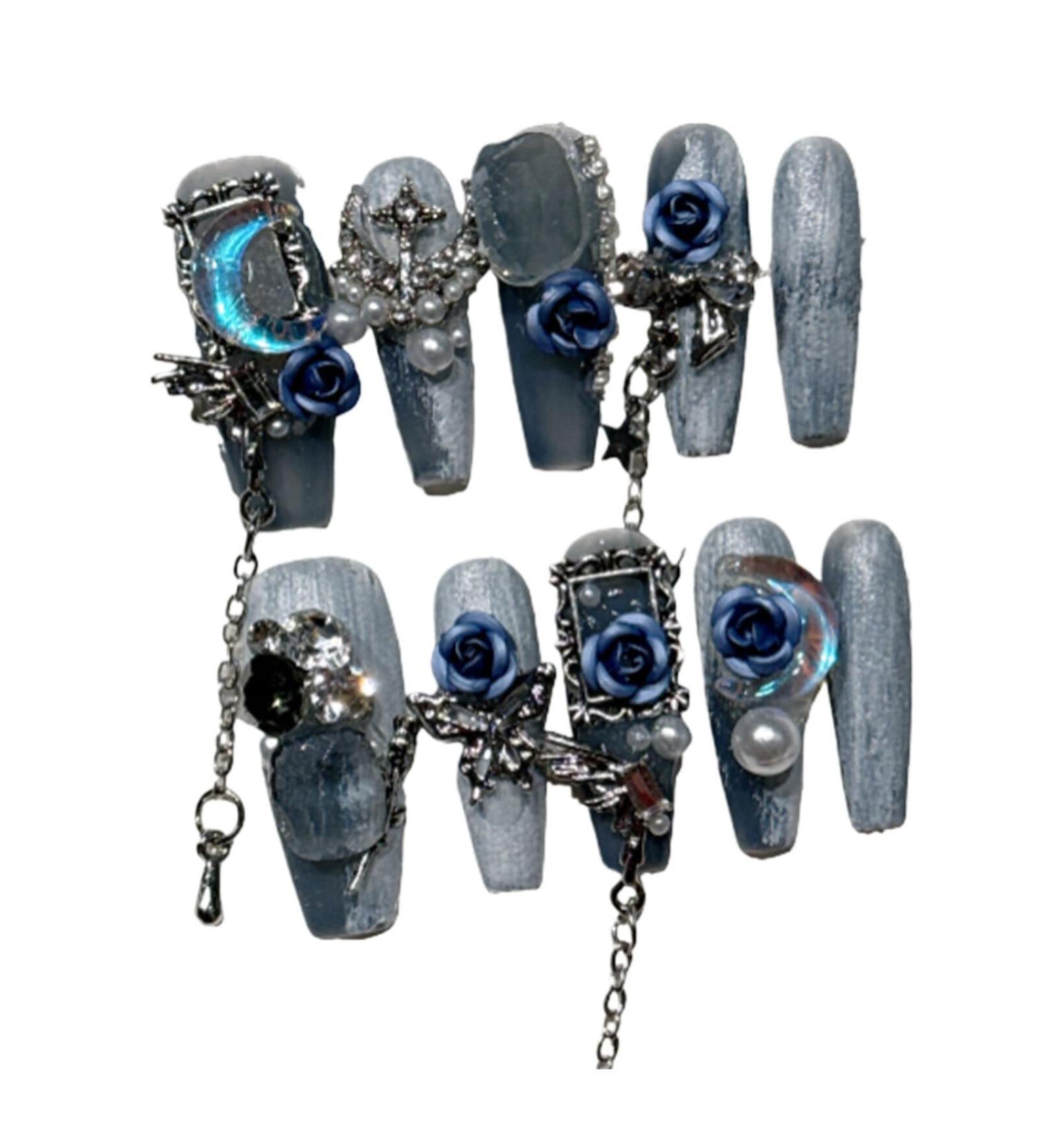 IEEDFJKK Gifts For Nail Lovers Nails Kit With Various Patterns Long-lasting And Sturdy False Nails ABS Nail Art Nail Kit S - Buy Online on GoSupps.com