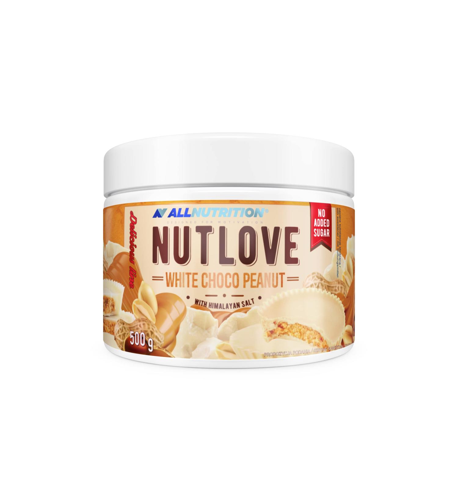 Allnutrition Nutlove White Choco Peanut - 500g - Buy Online on GoSupps.com