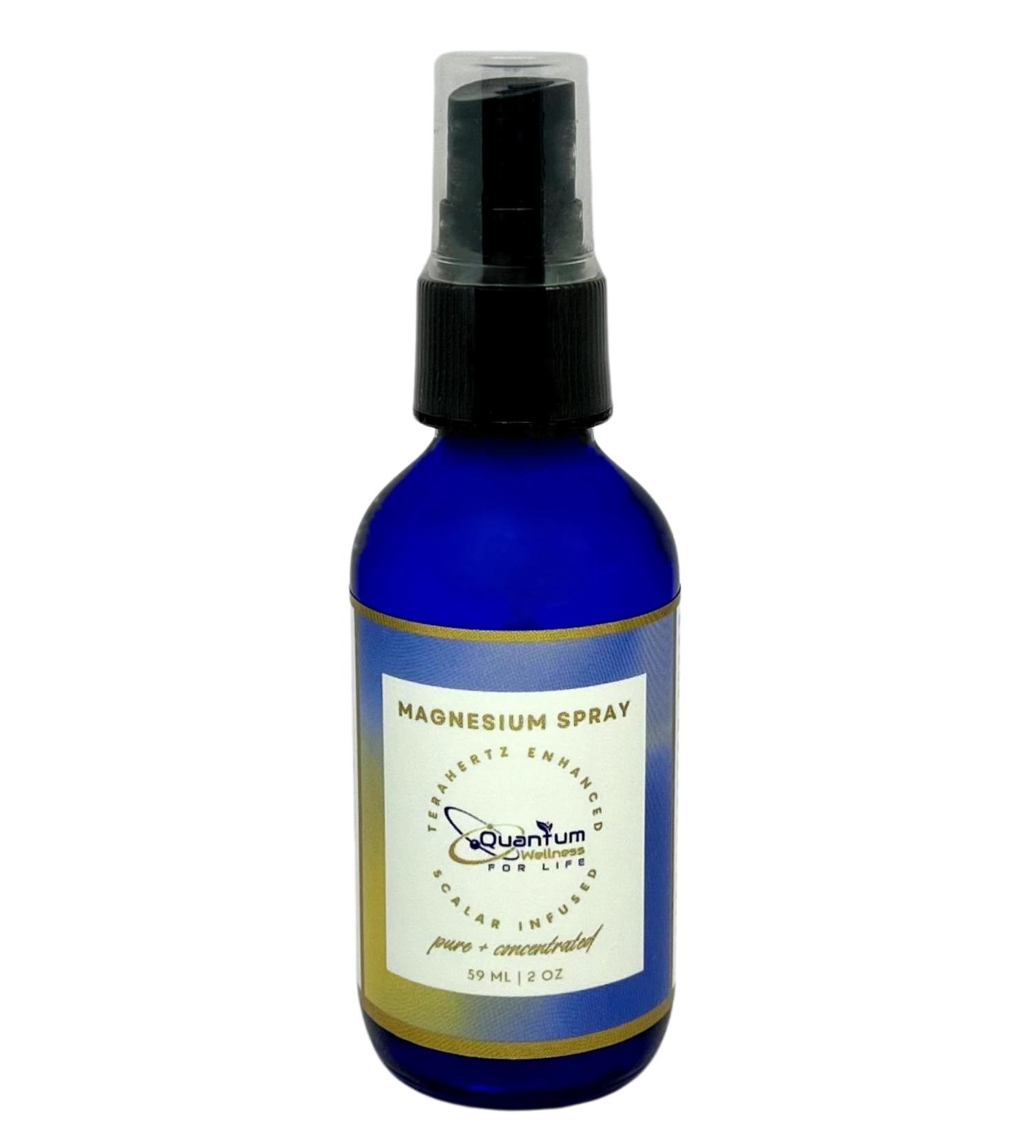 Magnesium Spray Scalar Energy Infused Pure and Organic Made in USA Glass Packaging (2 oz Spray Bottle) 2 Fl Oz (Pack of 1) - Buy Online on GoSupps.com