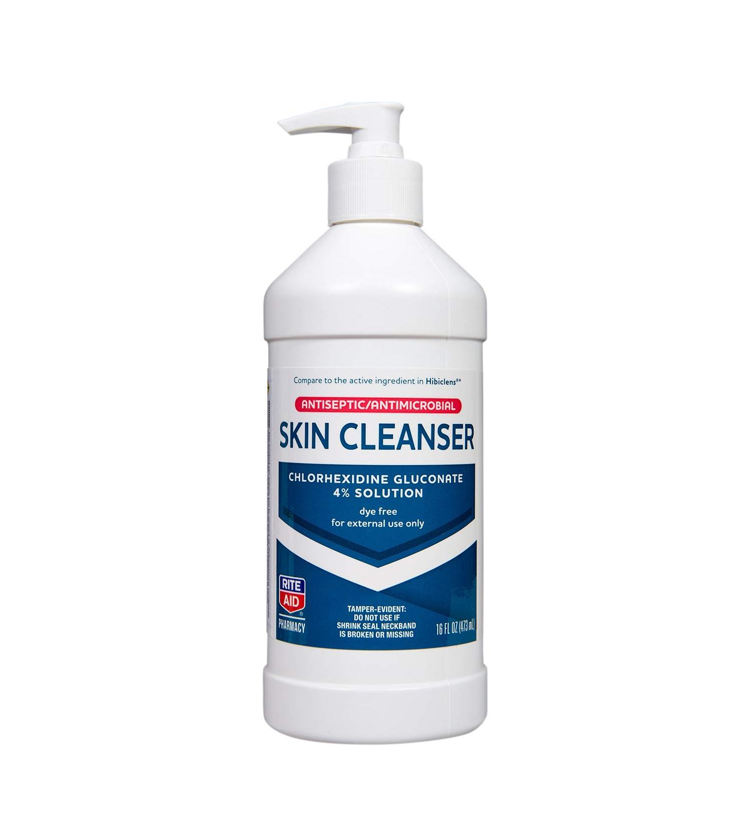 Rite Aid Chlorhexidine Gluconate Antiseptic Skin Cleanser 16 oz - Antibacterial Soap & Wound Care - Buy Online on GoSupps.com