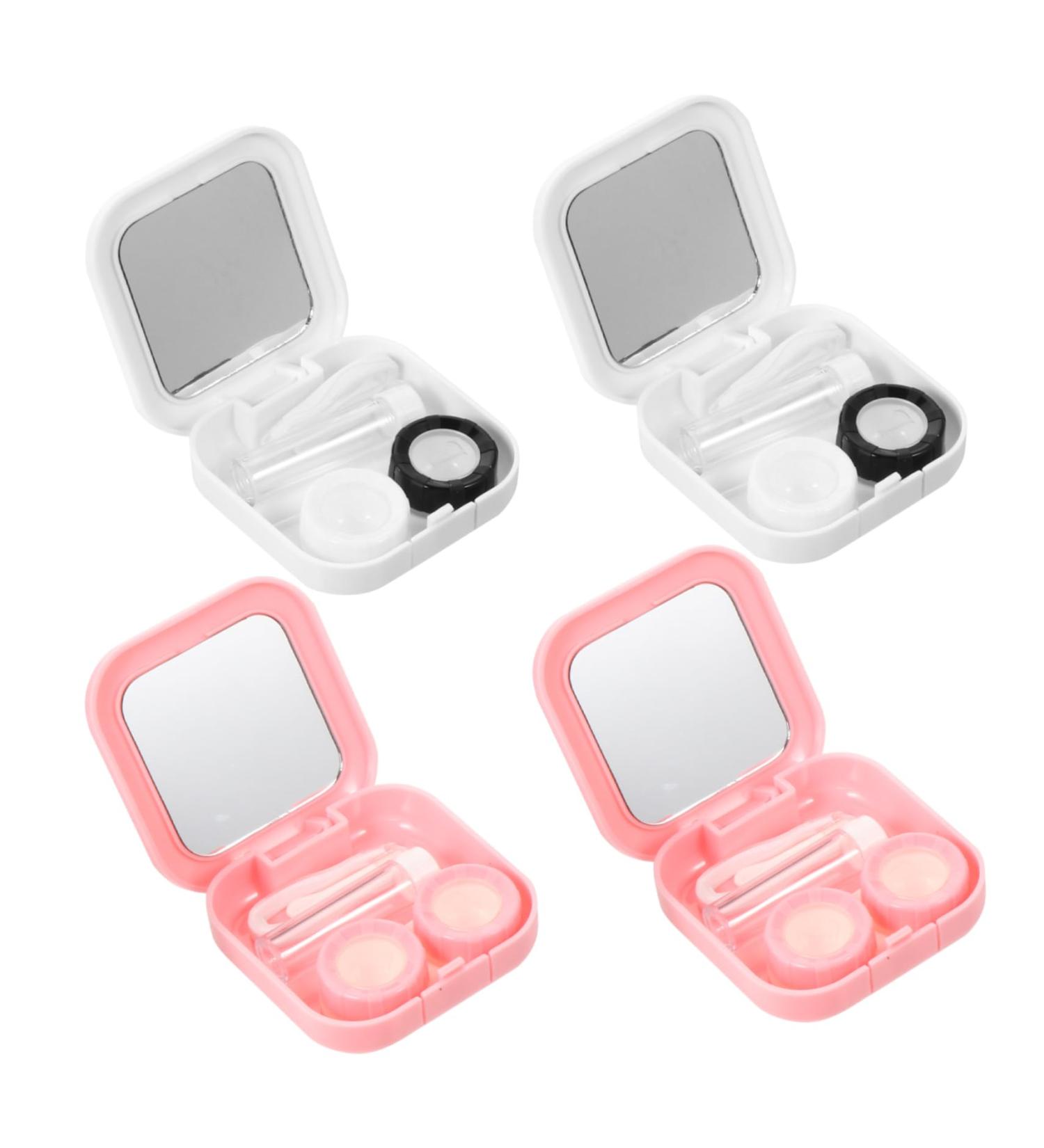 Solustre 4-Piece Contact Lens Cleaning Case Set - Travel Storage for Lenses - Buy Online on GoSupps.com