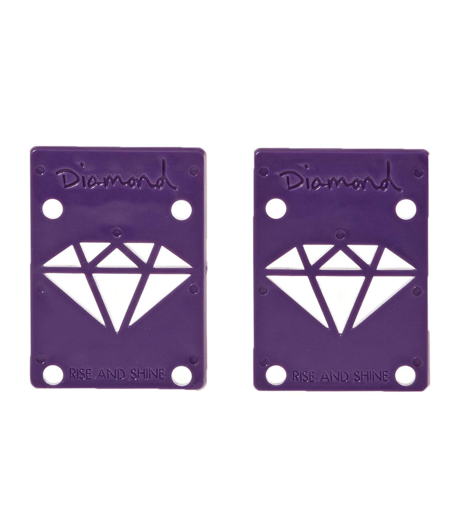 Diamond Supply Co Rise and Shine Skateboard Risers - Purple | One Size - Buy Online on GoSupps.com