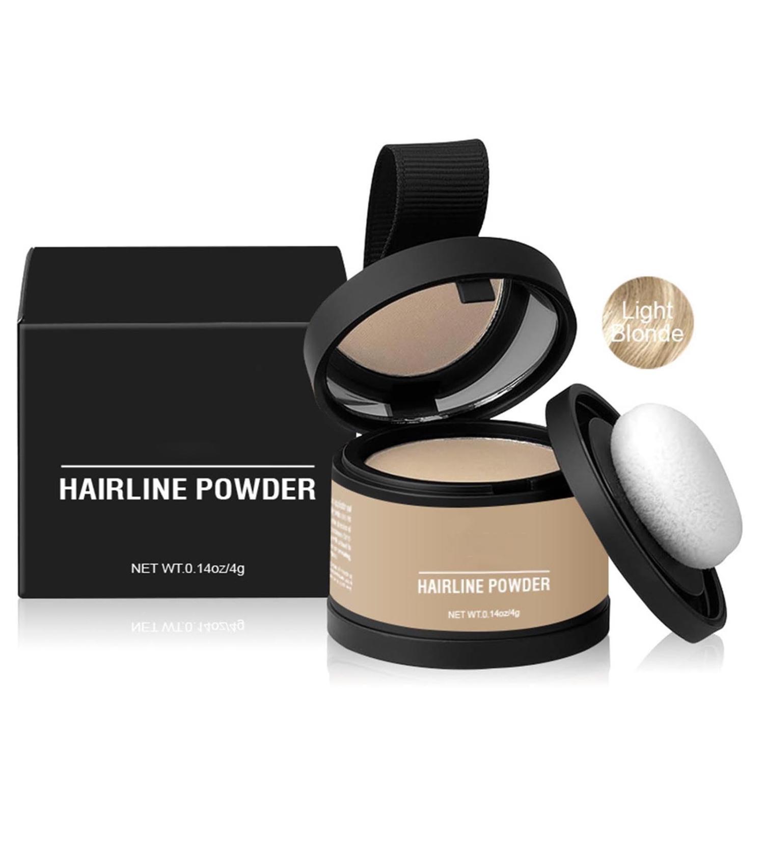  G n rique Hair Root Powder Hair Powder to Fill Thinning Hair Camoufle Hair Natural Result with Mirror and Puff (Light Yellow) - Buy Online on GoSupps.com