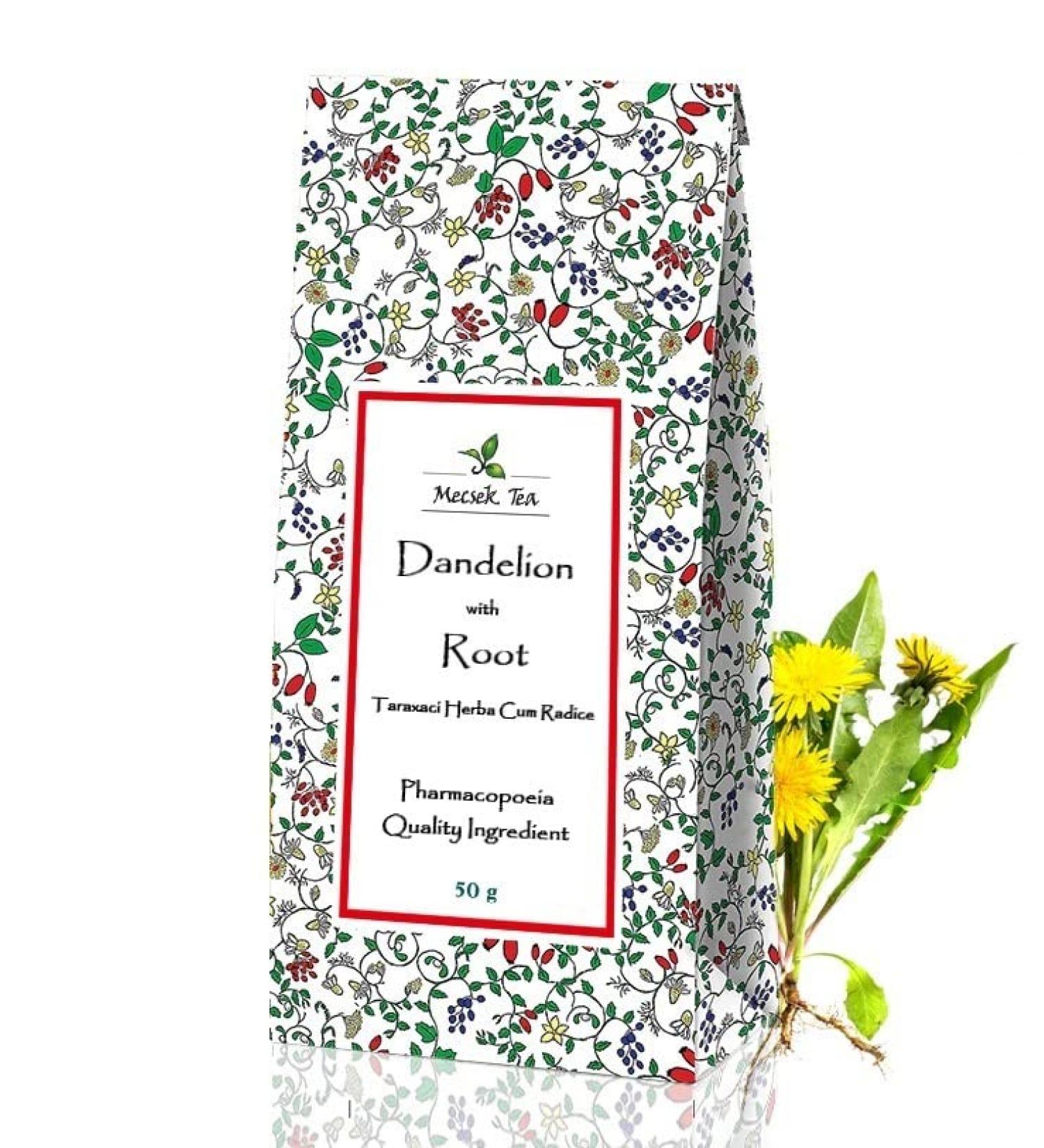 Mecsek Dandelion with Dandelion Root Herbal Tea Taraxaci Herba Cum Radice Loose Leaf Leaves 50g