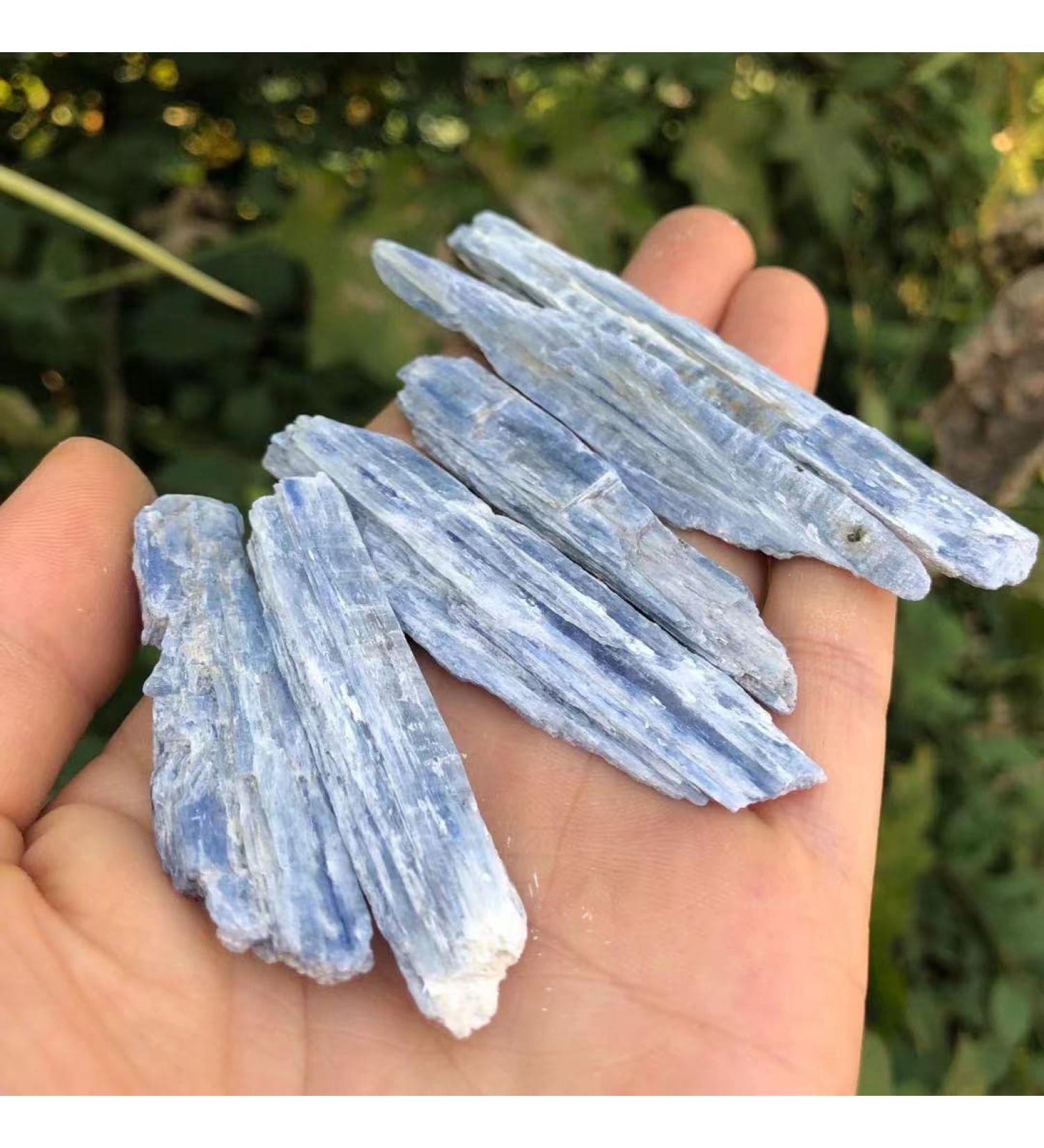 Natural Crystal Rough Home Decoration 100g Natural Blue Crystal Blue Stone Point Blue Spar Stone Specimen Gravel Crystals and Stones Celestite Stones Crystals - Buy Online on GoSupps.com