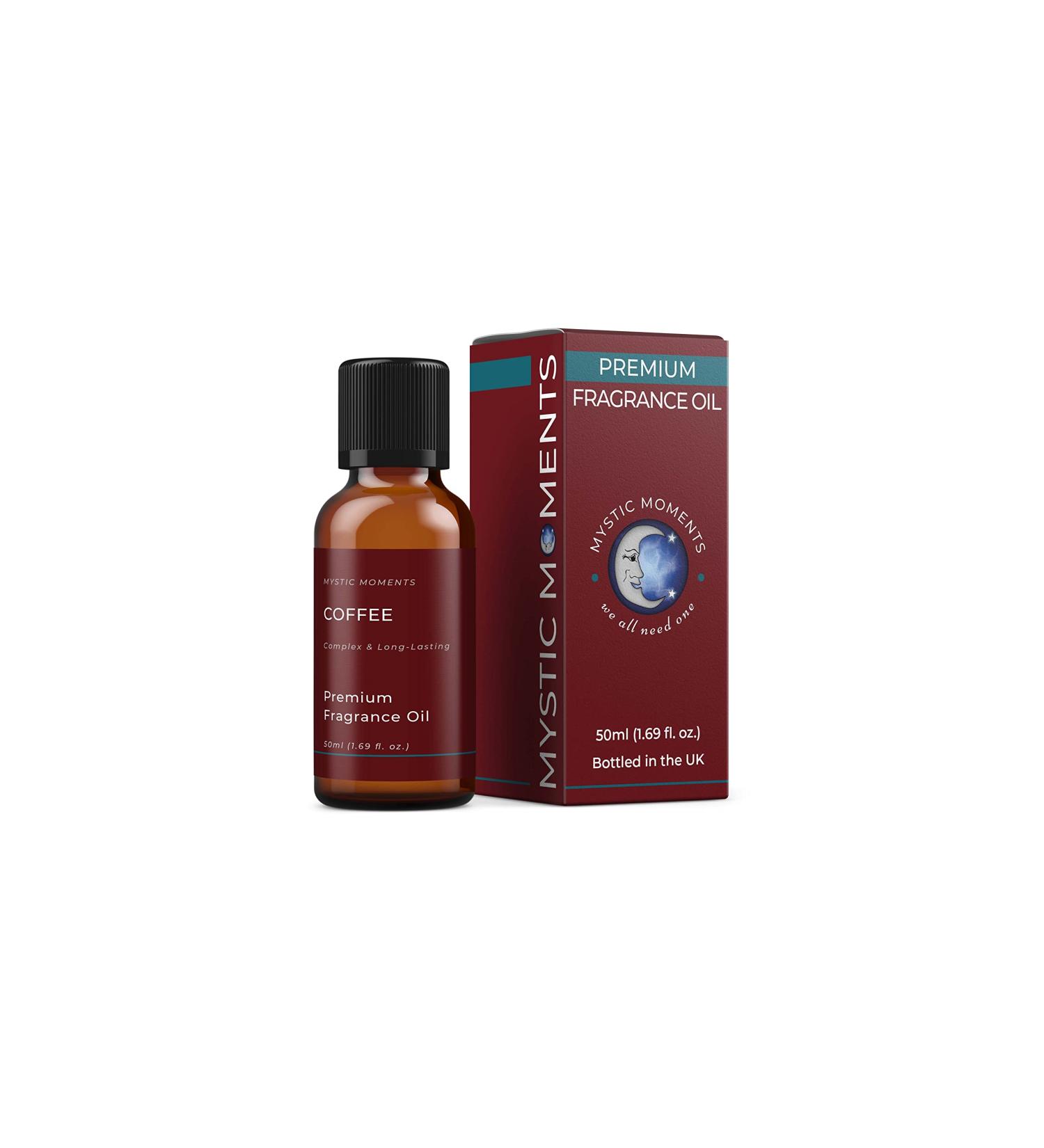 Mystic Moments Coffee Fragrance Oil 50ml - Ideal for Soaps, Candles, Bath Bombs, Oil Burners, Diffusers, Skin & Hair Care - Premium Quality - Buy Online on GoSupps.com