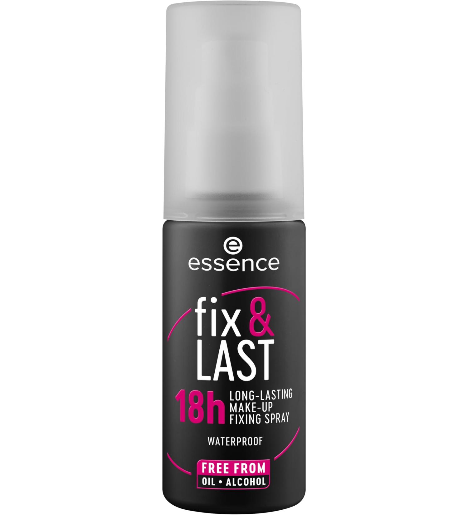essence | Fix & Last 18H Long-Lasting Makeup Fixing Spray | All-Day Hold & Smudge Proof | Vegan & Cruelty Free - Buy Online on GoSupps.com