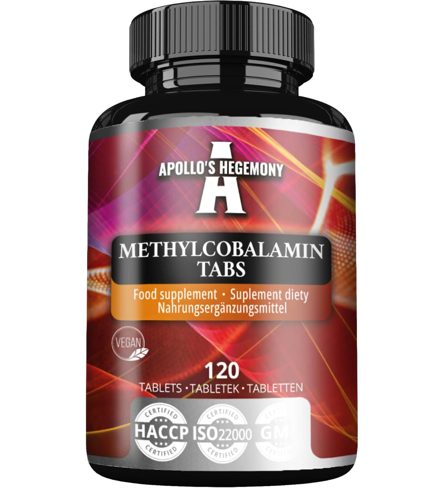 M thylcobalamine B12 100 mcg - 120 comprim s v g taliens | 480 portions - M tabolisme nerg tique et soutien immunitaire - par Apollo's Hegemony - Buy Online on GoSupps.com