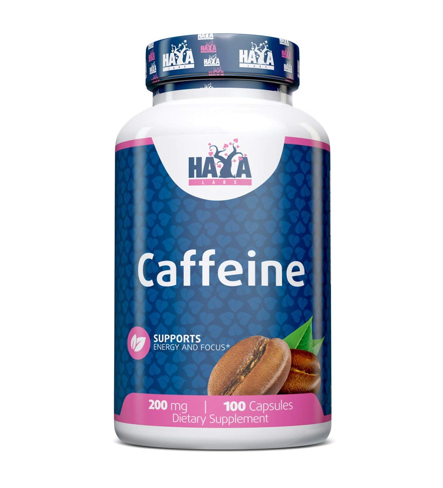 Caffeine 200mg Haya Labs 100caps - Buy Online on GoSupps.com