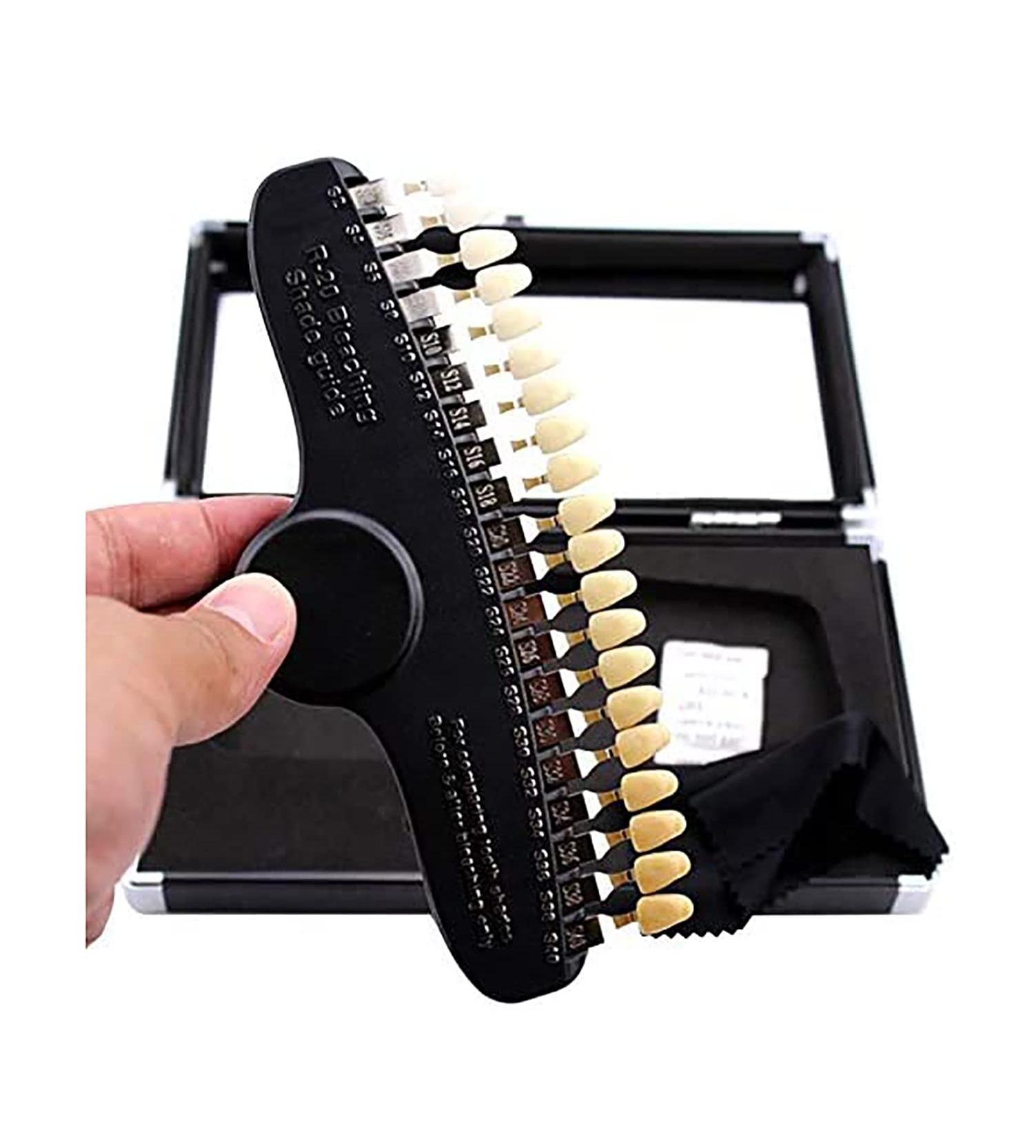 oiakus Teeth Whitening Course Followed by Dentists Professional 3D Porcelain Teeth Whitening Shade Chart R-20 for Teeth Whitening Course Followed by Dentists. - Buy Online on GoSupps.com