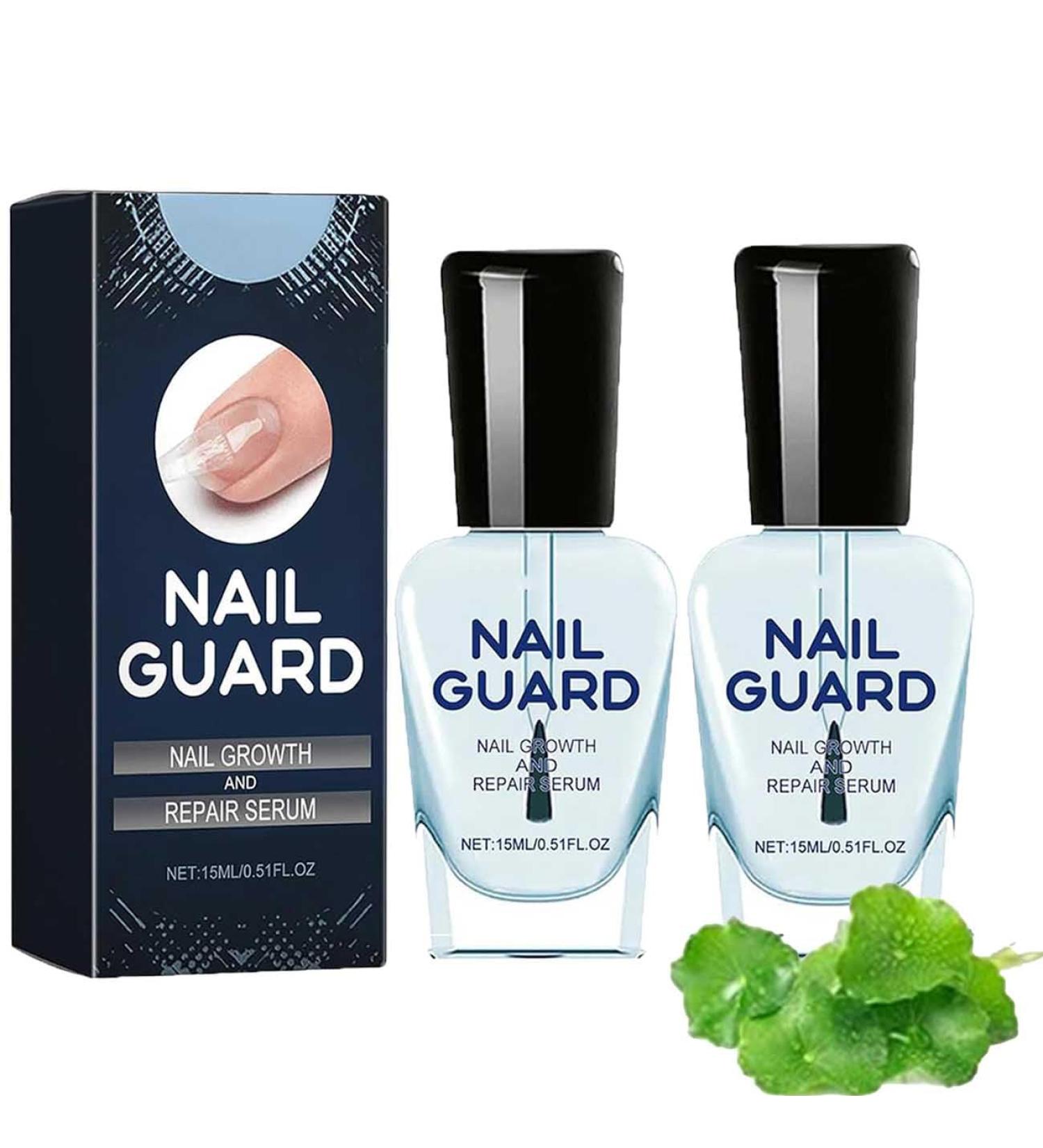 OnyxoGuard Nail Growth and Repair Serum Serum Nail Strengthener Nail Strengthening and Growth for Thin Nail Brittle & Damaged Strengthener Base Coat Nail Polish Repair Nail Growth Treatment (2Pcs) - Buy Online on GoSupps.com