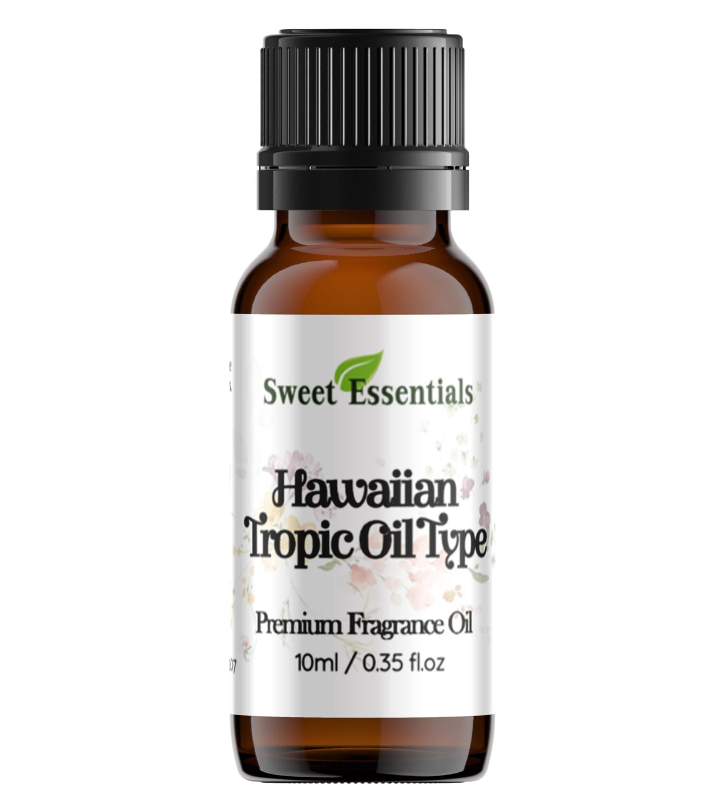 Hawaiian-Tropics Oil Type 10ml (0.35fl oz) Premium Fragrance Oil Aromatherapy Diffuser Crafts Soap Home Scents Bath & Body DIY Parfum & Much More. Versatile & Long-Lasting by Sweet Essentials - Buy Online on GoSupps.com