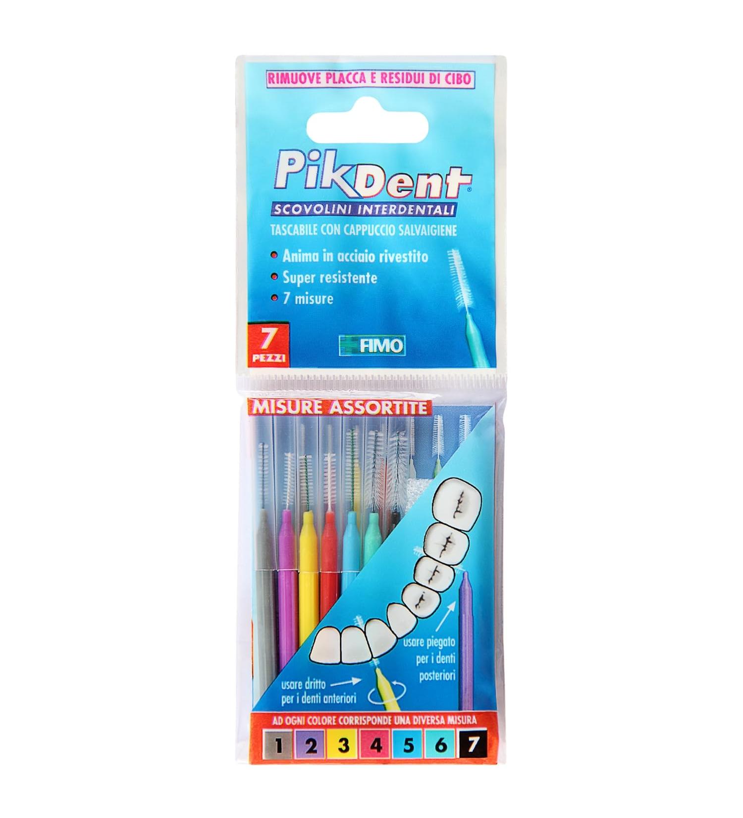 Buy Pikdent Interdental Brushes - 7 Sizes in 1 Pack | Perfect for Dental Care - International Shipping Available - Buy Online on GoSupps.com