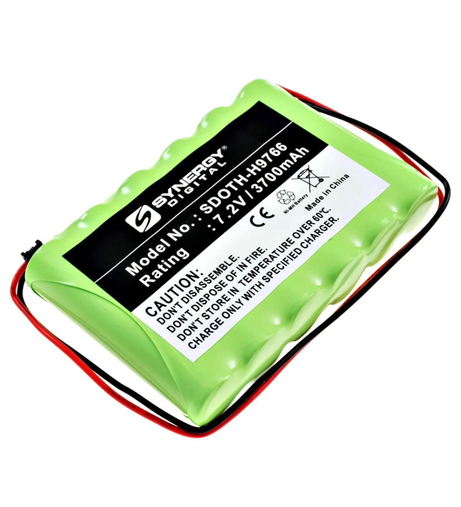 Synergy Digital Emergency Lighting Battery for ADT Impassa - Ni-MH 7.2V 3700mAh Replacement for DSC 6PH-H-4/3A3600-S-D22 - Buy Online on GoSupps.com