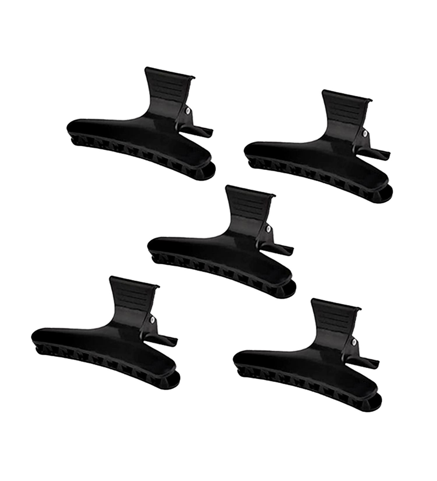 5 Pcs Black Butterfly Hair Clips - Hairdresser Styling Accessories for Women and Girls - Buy Online on GoSupps.com