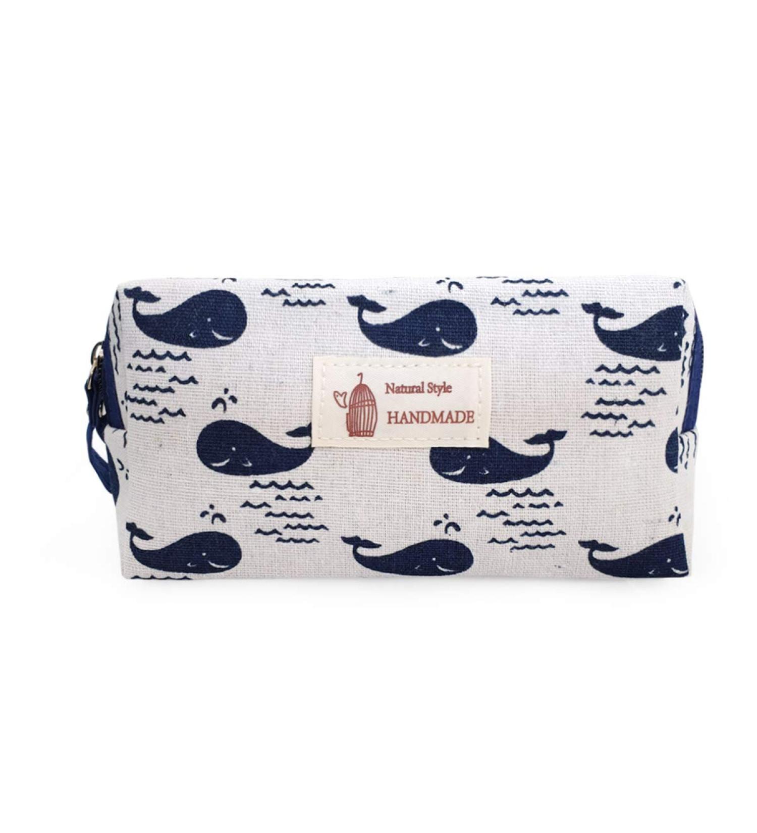 ECO Menstrual Liner Pads Pouch | Whale Design | Size M | Sanitary Napkins Bag - Buy Online on GoSupps.com