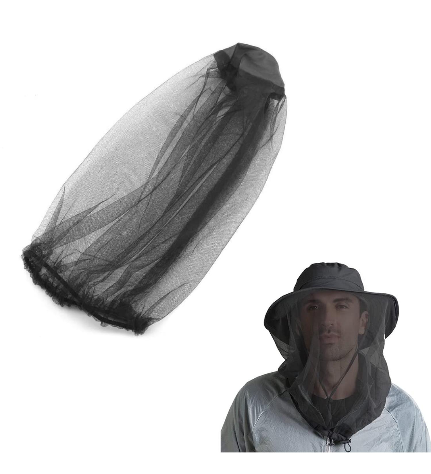 Zeayebsr 4 Pack Black Mosquito Repellent Balaclava | Insect Protection for Outdoor Camping & Travel - Buy Online on GoSupps.com
