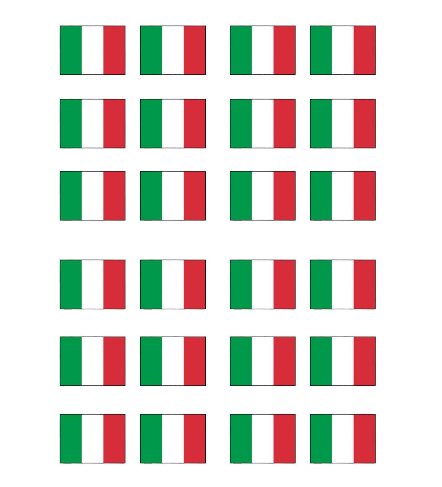 24 Italian Flag Cupcake Toppers Italy Flags Edible Italia Flags Flags Of The World Cake Decorations Eurovision Party Decorations Italy Decorations Italian Party Decorations Italian Cake - Buy Online on GoSupps.com
