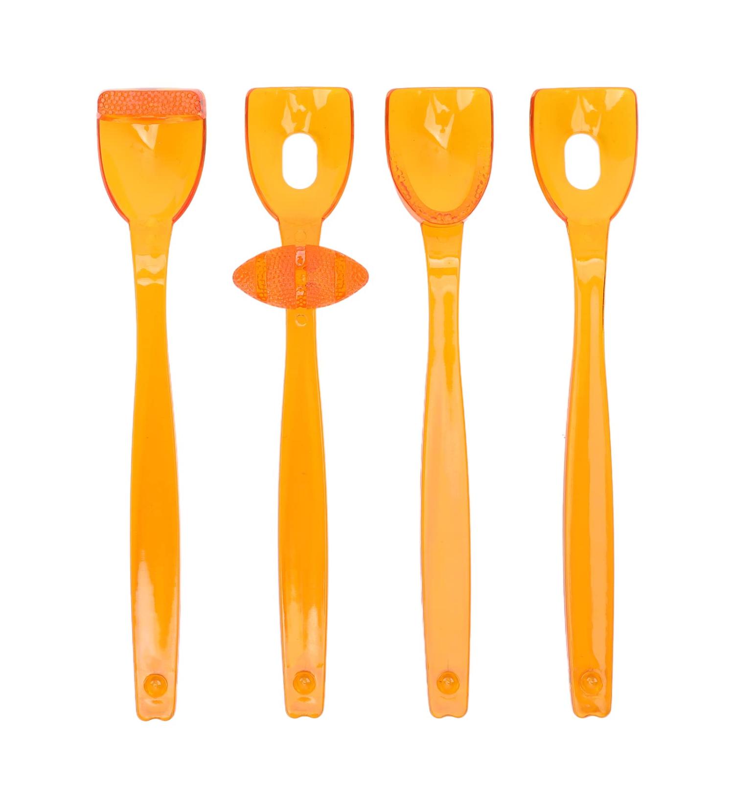 4-Part Lip-Tongue Muscle Trainer for Oral Flexibility & Rehabilitation - Large Orange - Buy Online on GoSupps.com