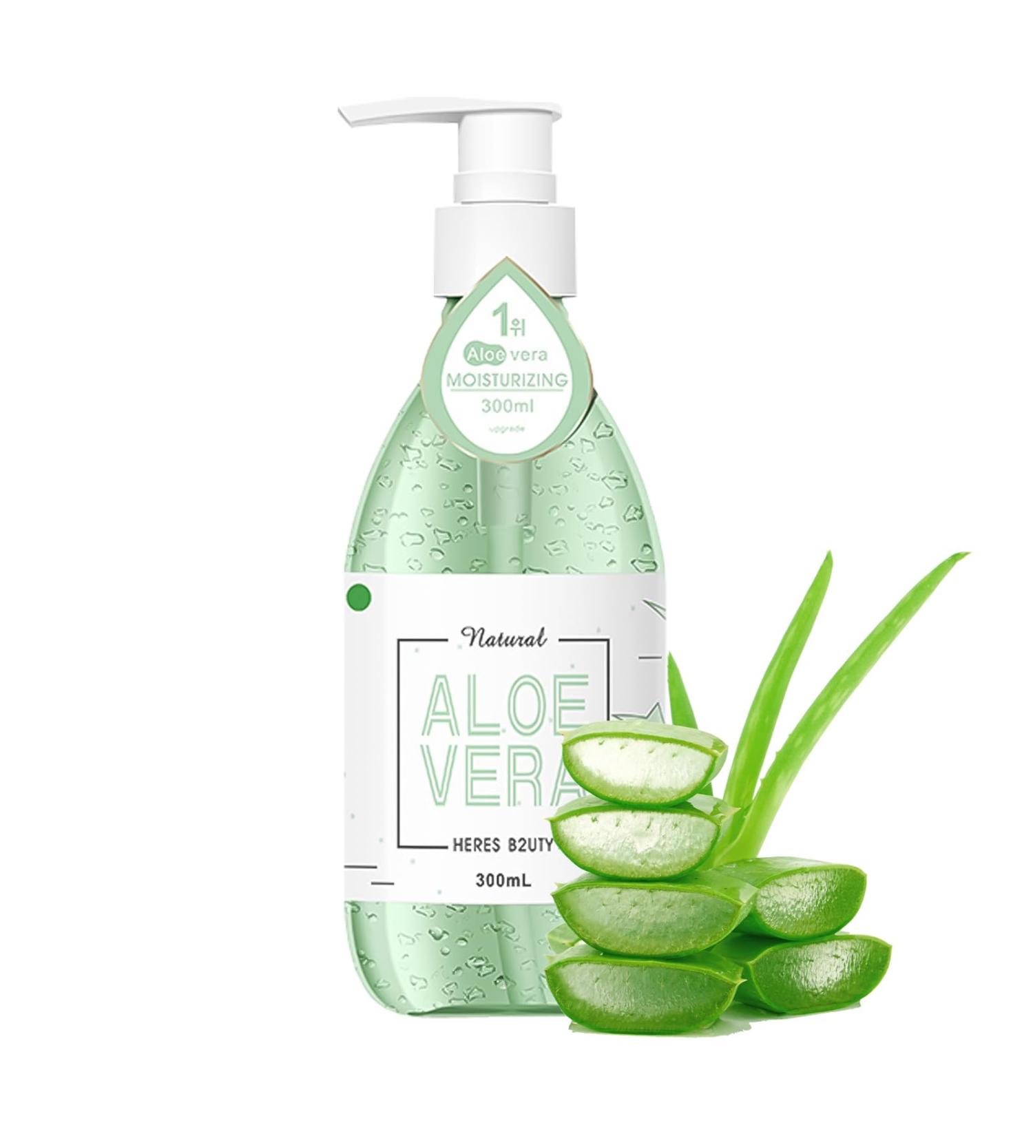 Pure Aloe Vera Gel After Sun Aloe Vera Moisturiser - Deeply Hydrate Organic Aloe Vera Gel Absorbs Rapidly Aloe Vera Face Cream Soothing After Sun Care Gel Body Moisturisers Aloe Vera Gel for Face - Buy Online on GoSupps.com
