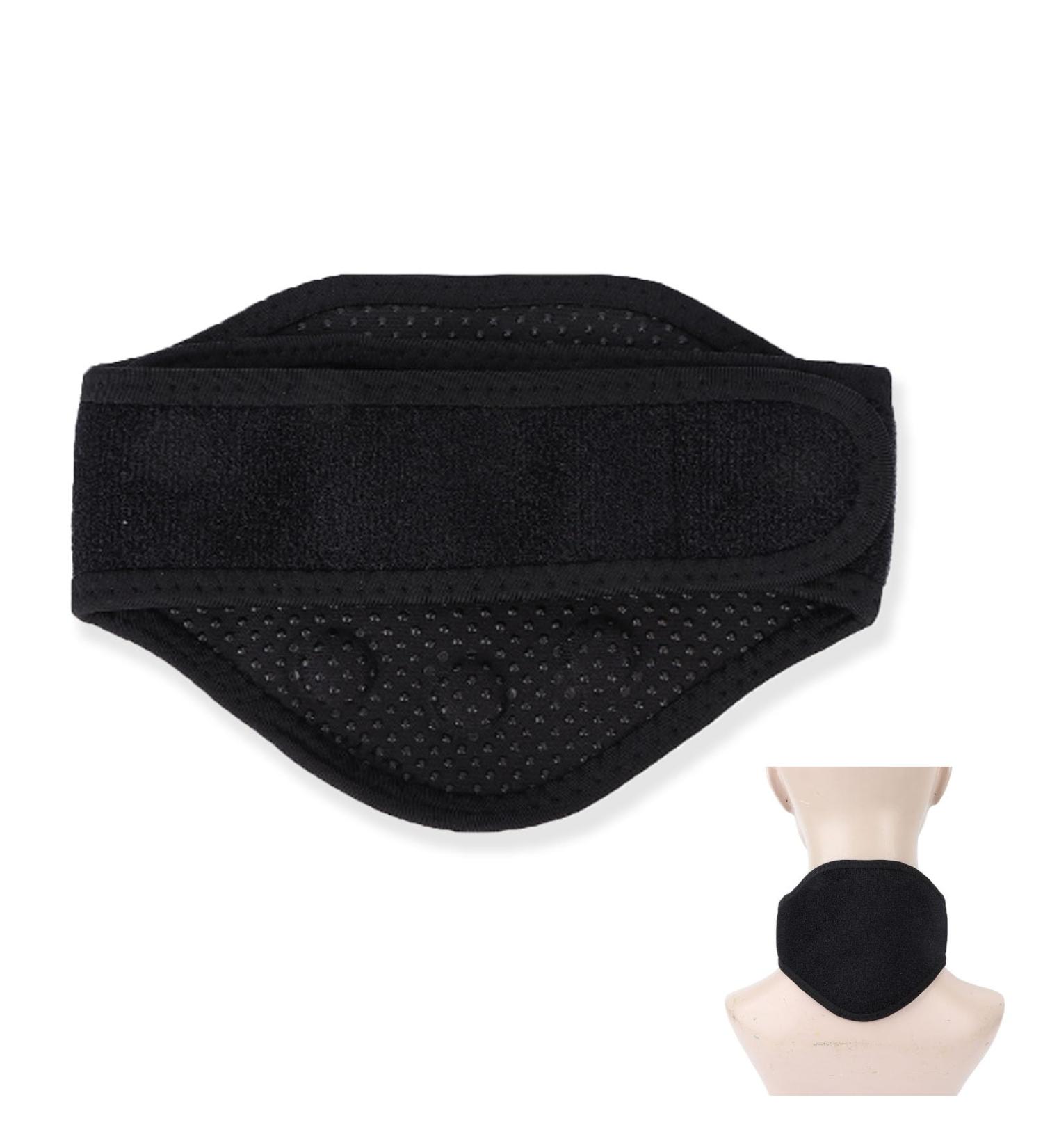 Travel Heating Pillows for Neck Pain Relief | Self-Heating Neoprene Wrap with 9 Magnets | Heated Neck Support & Warmer for Travel - Buy Online on GoSupps.com