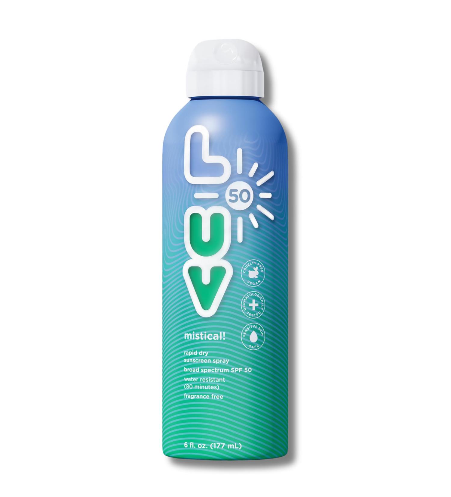 Buy Mystical! SPF 50 Sunscreen Spray - Broad-Spectrum UVA & UVB Protection for Outdoor Adventures | Lightweight & Clear Formula | International Shipping Available - Buy Online on GoSupps.com