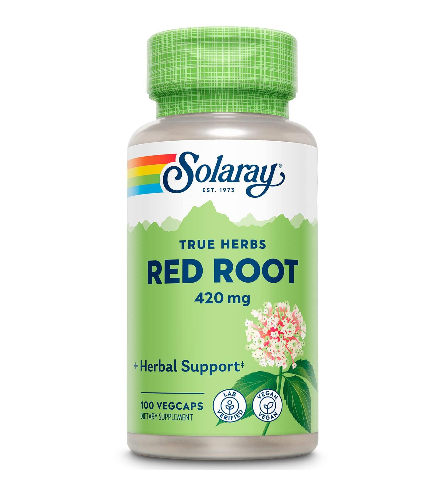Solaray Red Root Capsules, 420 mg | 100 Count