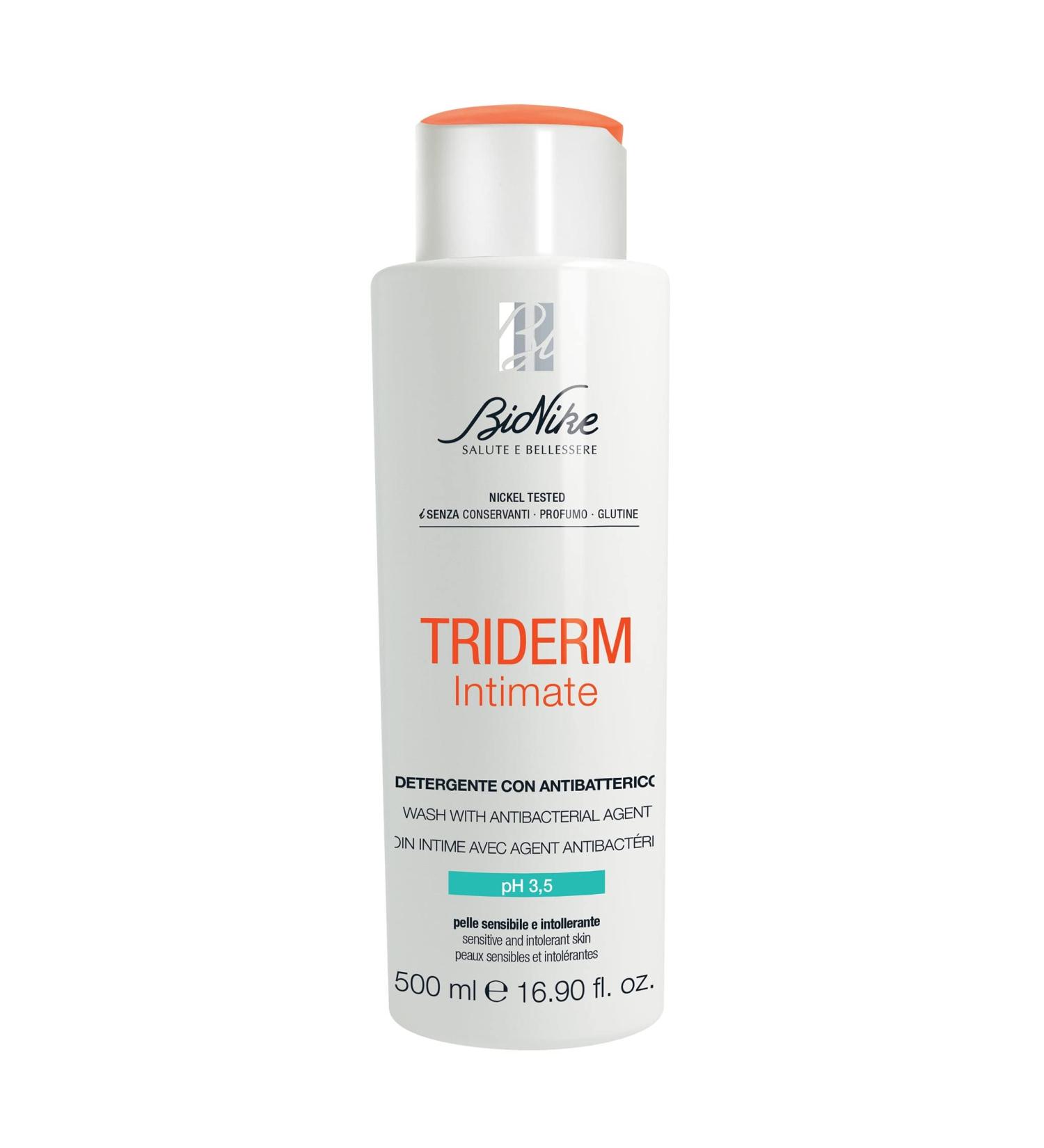 Bionike Triderm - Intimate Detergent with Antibattery pH 3.5 500ml