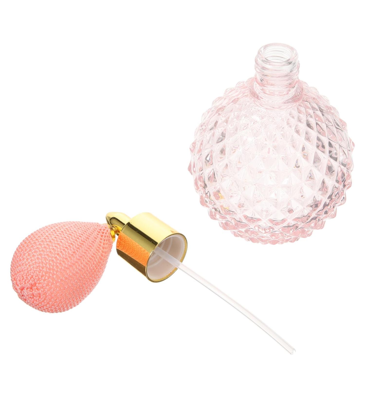 Didiseaon Empty Spray Bottle Crystal Perfume 100ml Perfume Bottle Spray Perfume Bottle Refillable Perfume Bottle Clear Crystal Makeup Container Travel Pink Pineapple Flash Glass - Buy Online on GoSupps.com