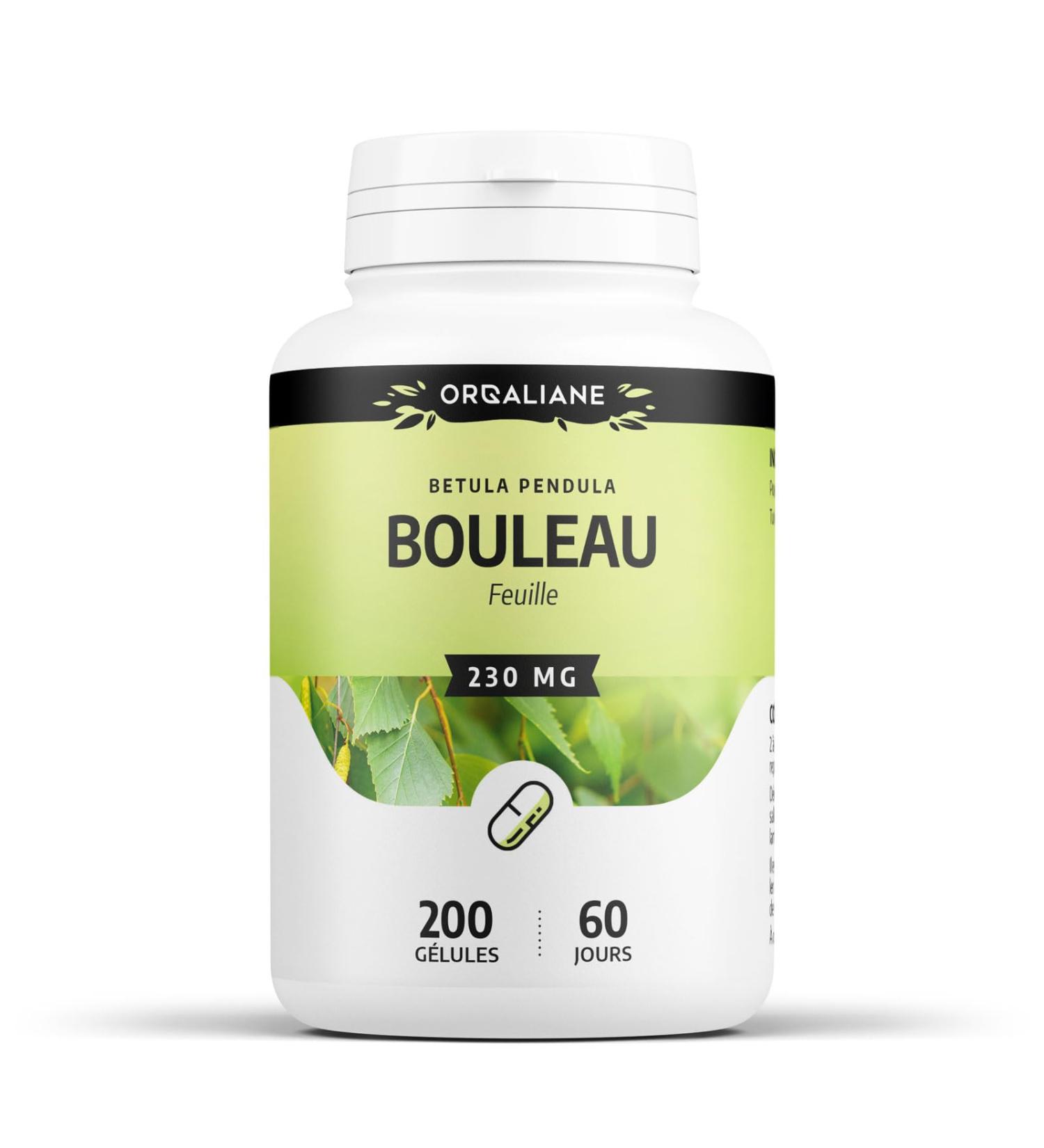 Birch 230 mg - 200 capsules - Orgaliane - Buy Online on GoSupps.com