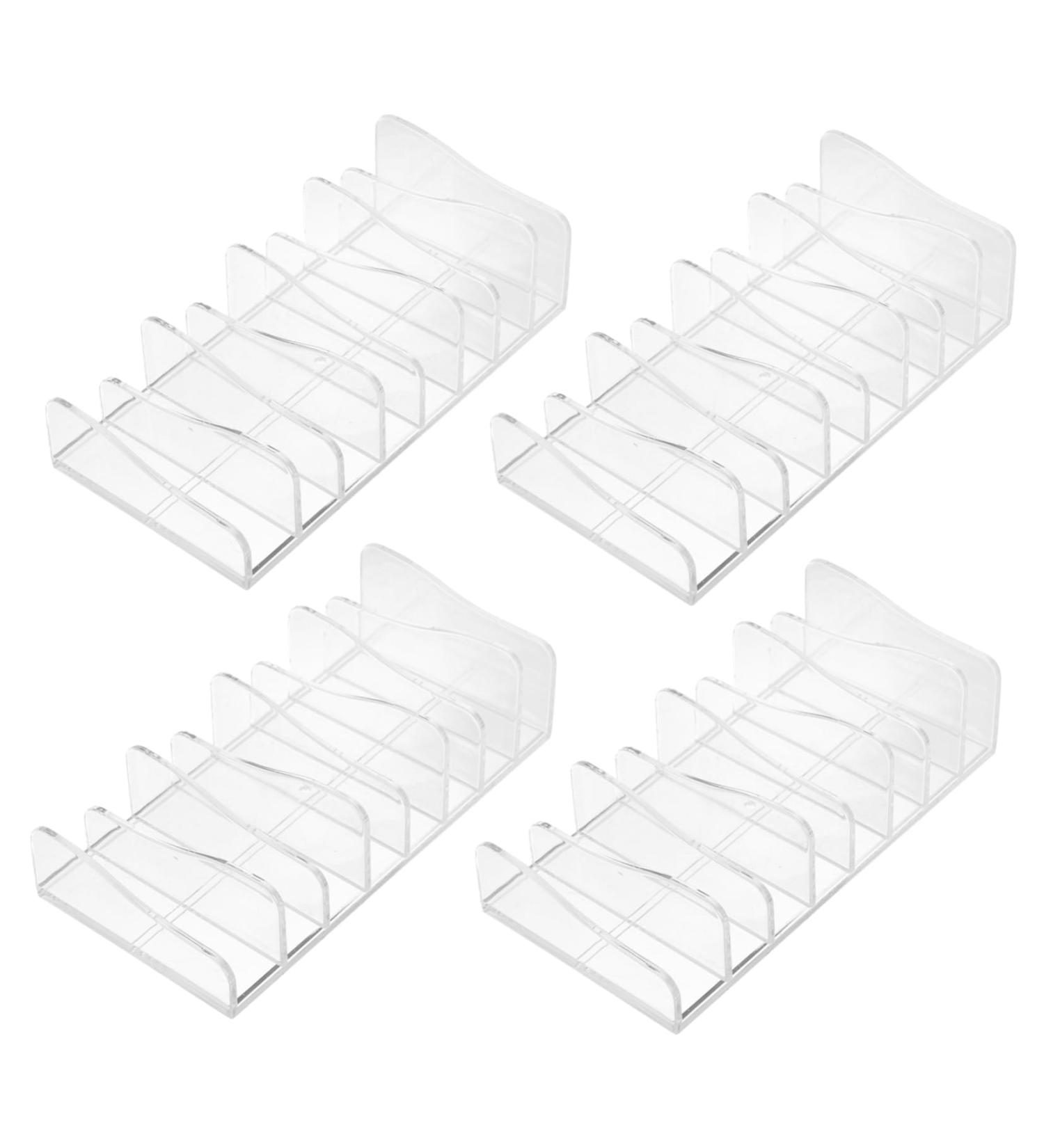 FRCOLOR 12 Pcs Eye Shadow Storage Box Cleaning for Household Use Acrylic Organizer Cosmetic Rack - Buy Online on GoSupps.com