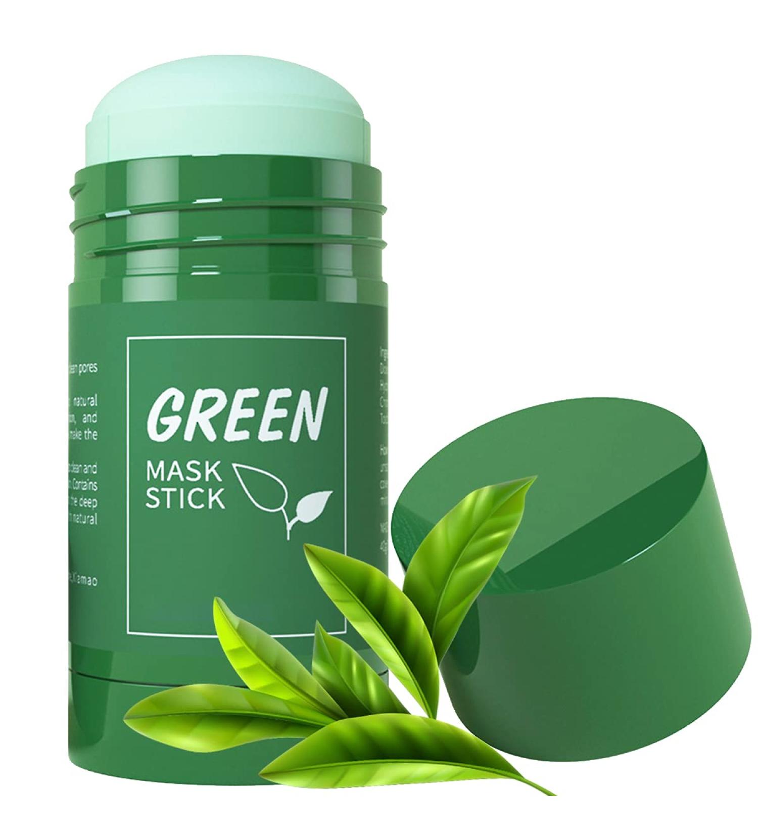 Purifying Green Tea Clay Stick Mask for Blackhead Removal - Anti-Acne, Oil Control & Pore Cleansing for All Skin Types - Men and Women - Buy Online on GoSupps.com