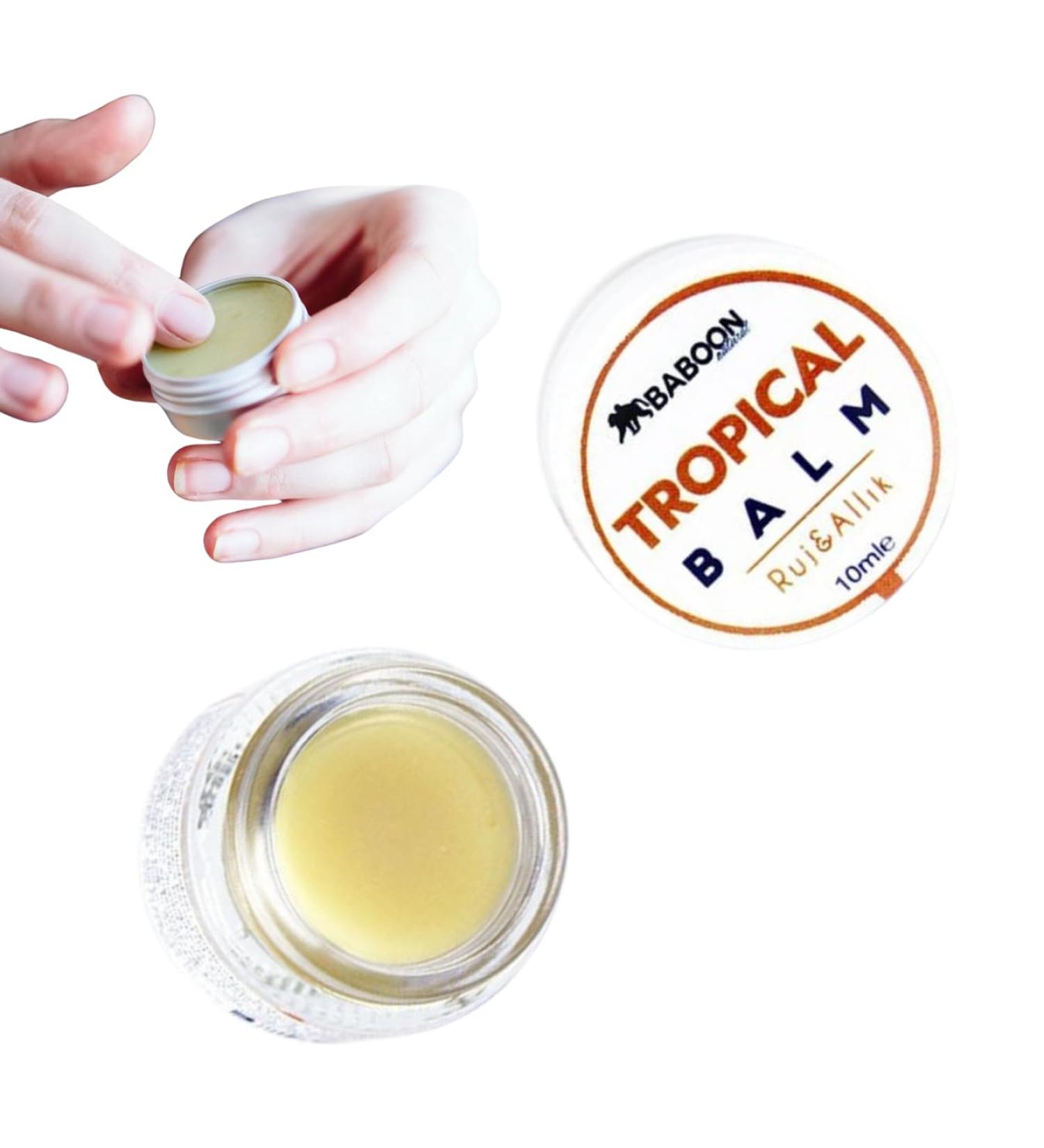 Natural Turkish Tropical Lip Balm Cocoa Mandarin Vanilla (10ml / 0.34 fl oz) - Buy Online on GoSupps.com