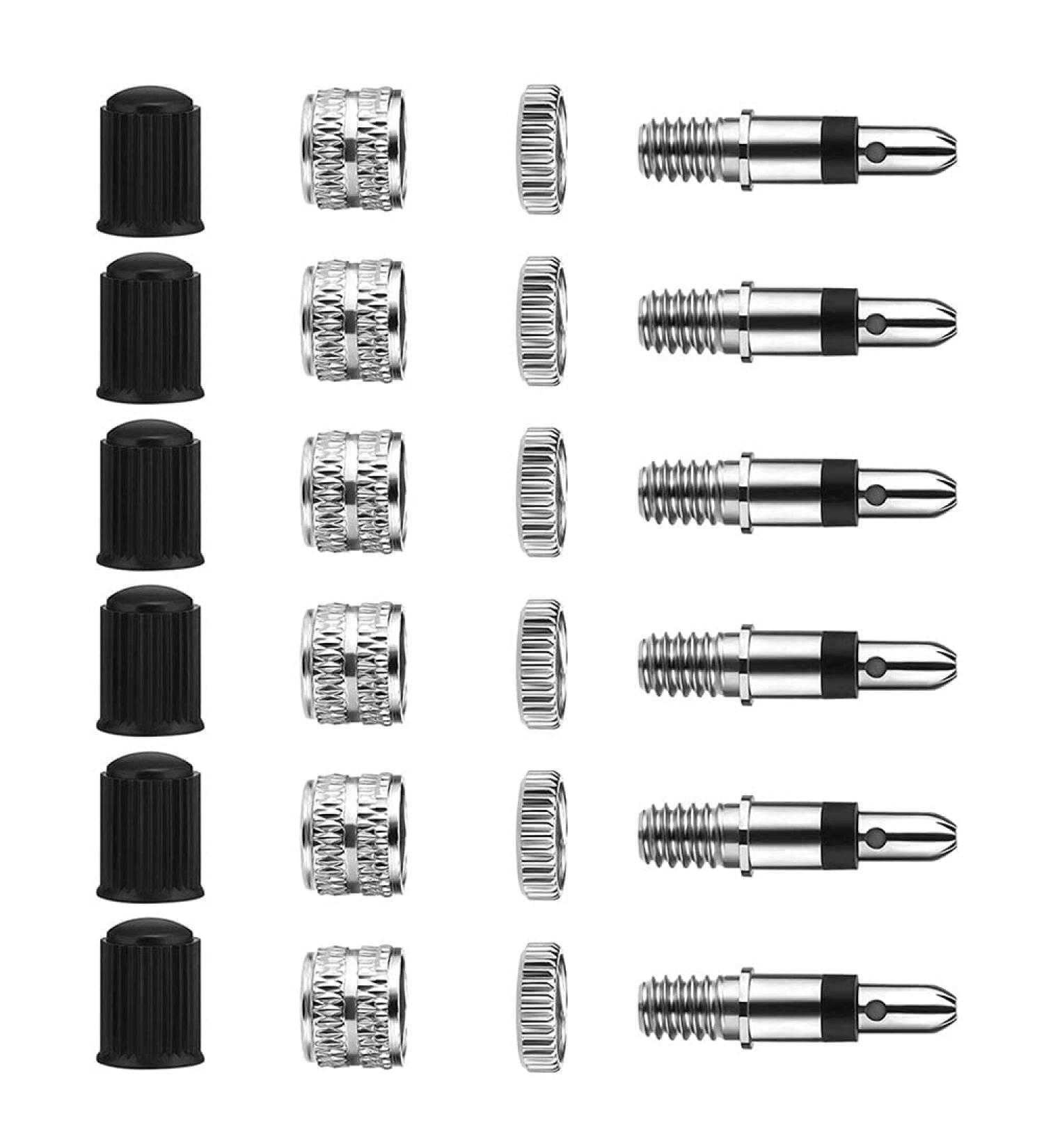 Shop Tona Bicycle Valve Flash Replacement Set - 24 Parts Dunlop Inserts & Accessories for City & Trekking Bikes - Buy Online on GoSupps.com