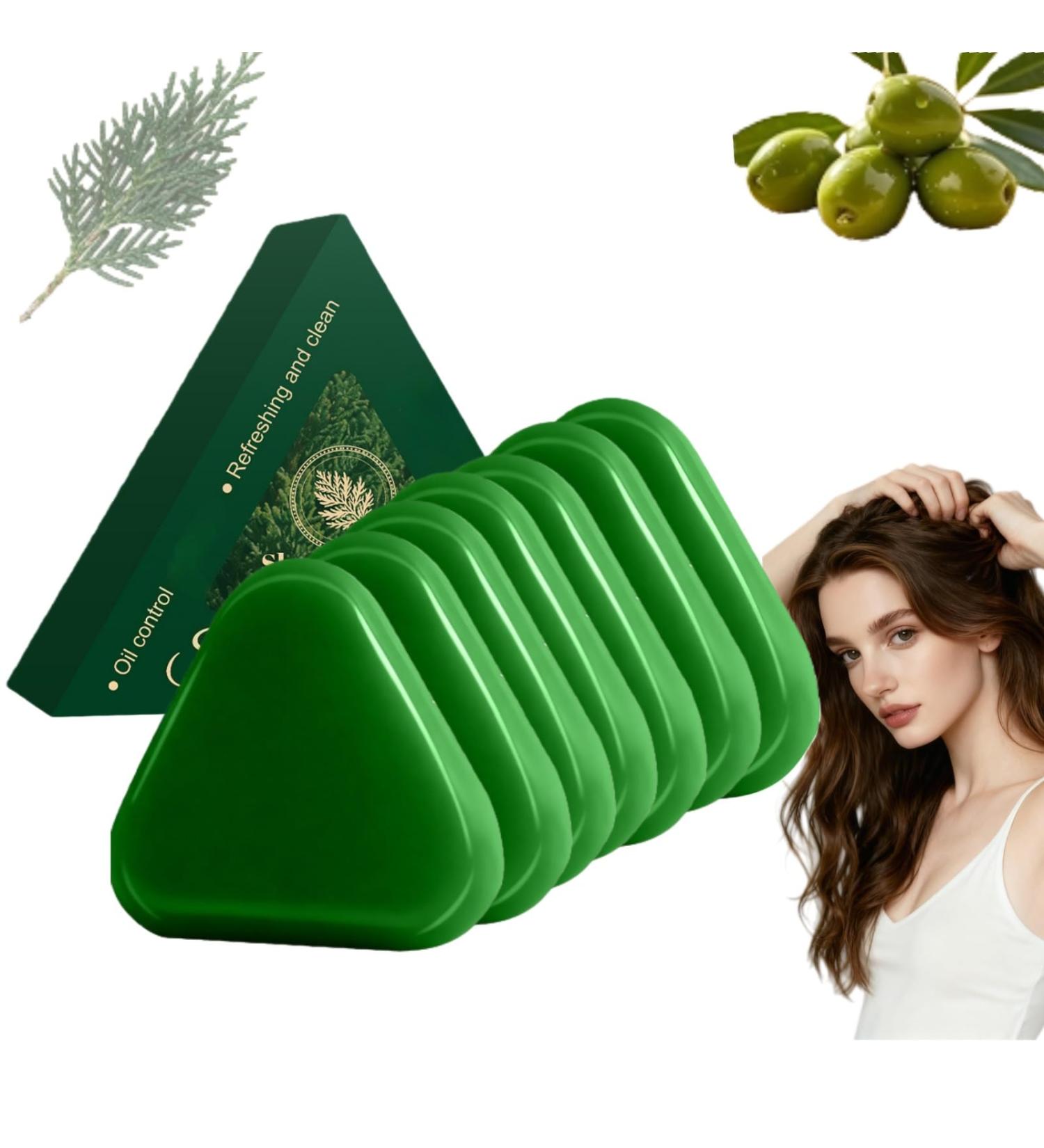 BRVLY Triangle Solid Shampoo & Conditioner Bar Volumizing oil control & thickening for mature hair & all types strengthens & smooth hair gentle on hair and scalp for women and men 7 - Buy Online on GoSupps.com