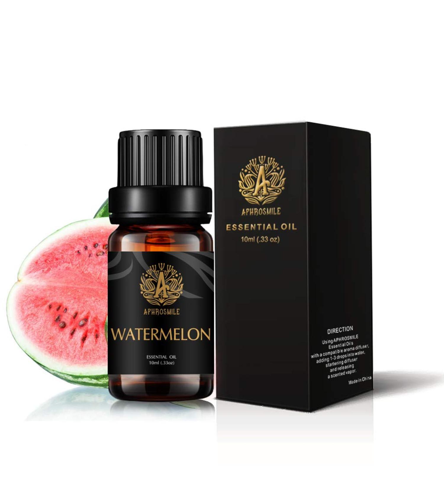 100% Pure Watermelon Essential Oil - Therapeutic Grade for Diffusers & Skin Care | 10ml Aromatherapy Oil for Humidifiers - Buy Online on GoSupps.com