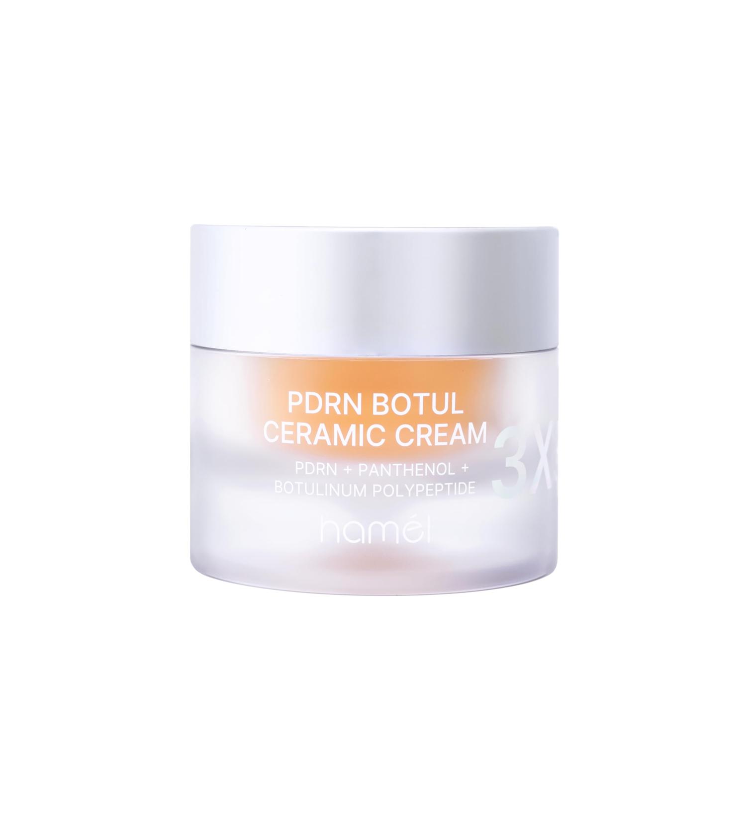 Hamel 3X PDRN Botul Ceramic Cream Skin-Smoothing & Texture-Refining Glow Cream Helps Improve the Look of Fine Lines Vegan Korea Skin Care 1,69 fl.oz