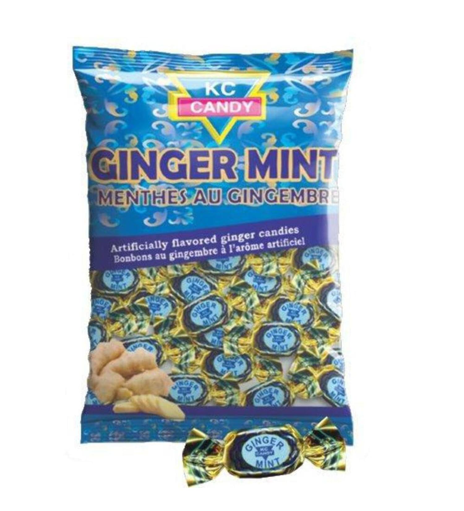 KC Candy Ginger Mints 90gKC Box of 12-Fd