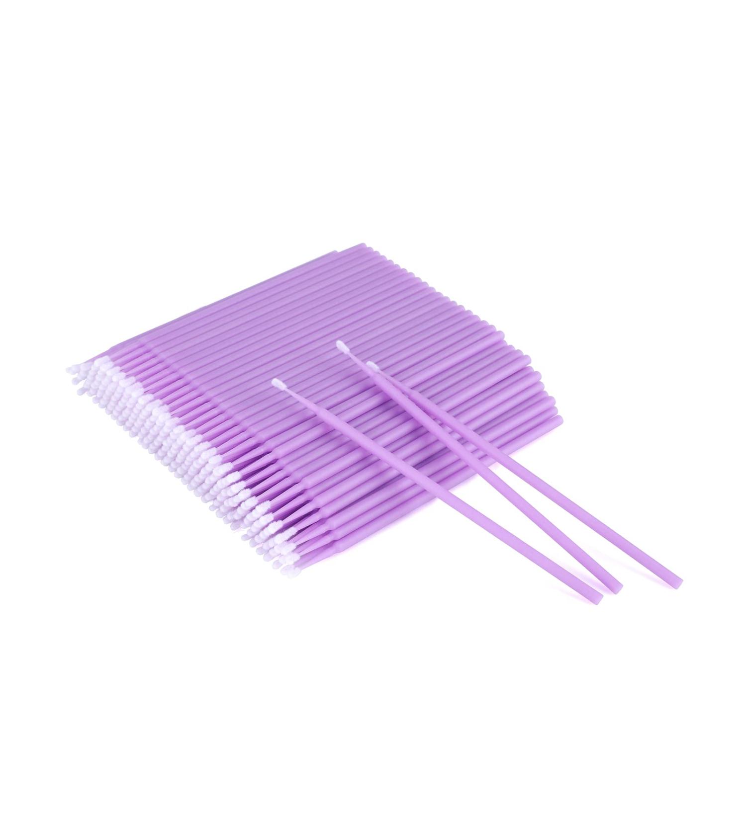 Buy G2PLUS 200 Disposable Micro Brushes - Light Purple Eyelash Brushes for Eyelash Extensions | Ship Worldwide - Buy Online on GoSupps.com