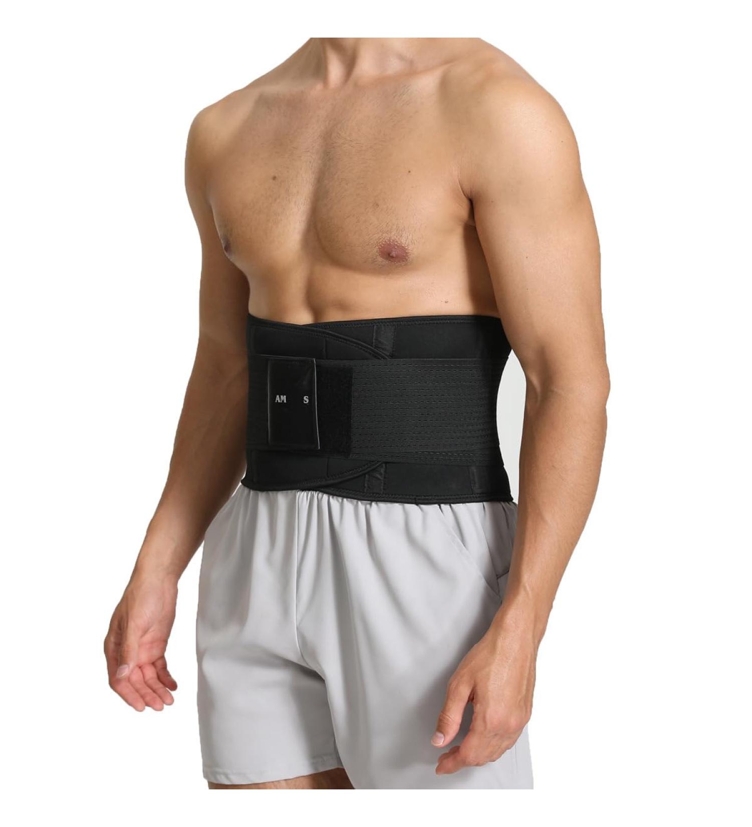 Back Brace for Lower Back Pain Relief | Ergonomic Lumbar Support Belt (A2 Medium) | Soft & Breathable Material - Buy Online on GoSupps.com