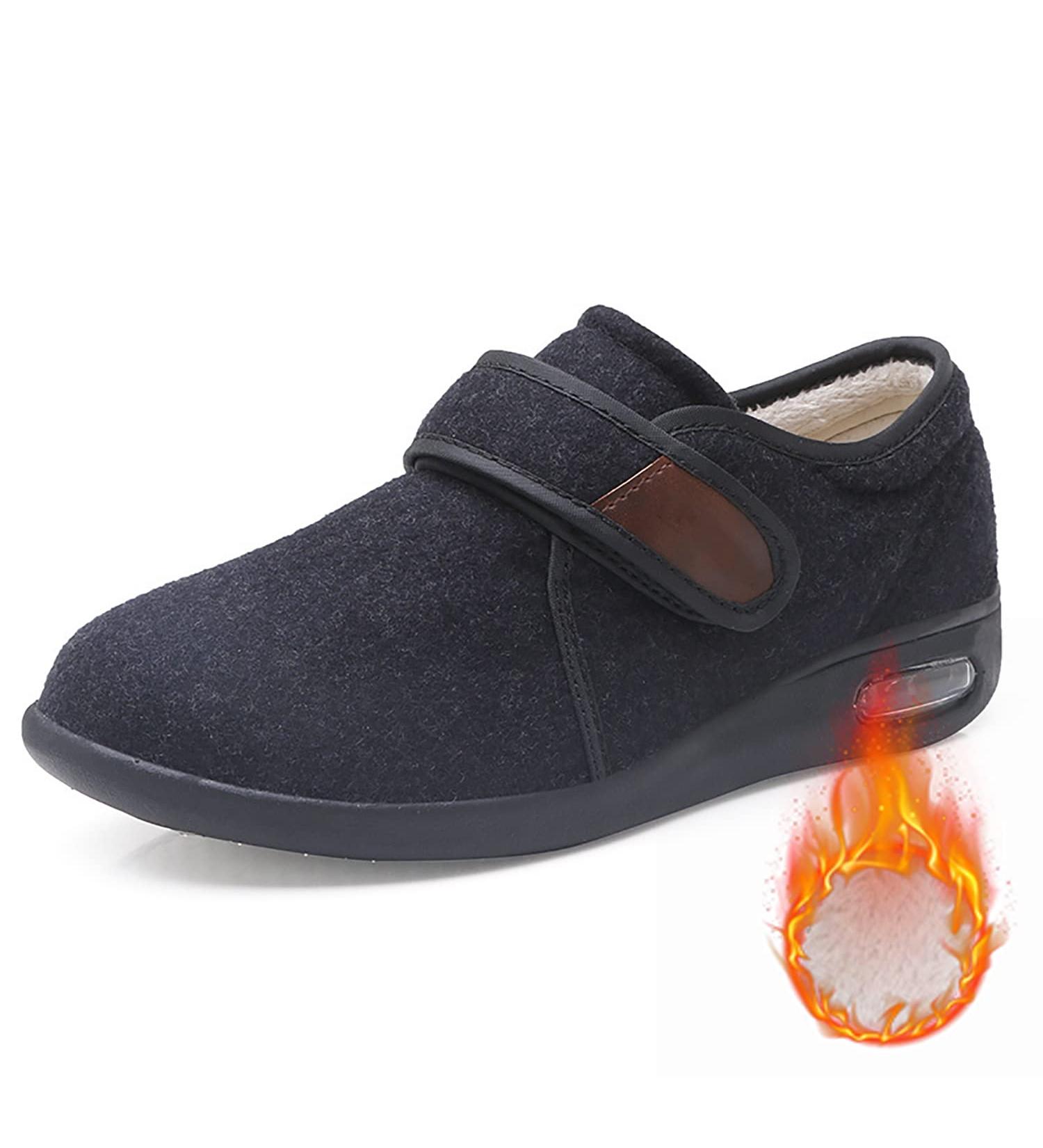FZYUAN Extra Wide Diabetic Sneakers for Women & Men (Size 255mm) - Non-Slip & Adjustable Diabetic Shoes for Swollen Feet, Diabetes, and Edema - Buy Online on GoSupps.com