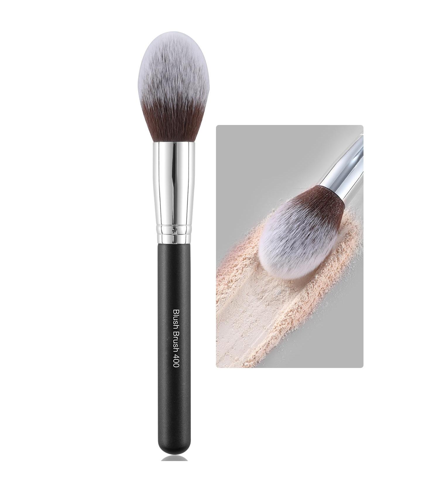 ENERGY Blush Brush for Cheeks with Black Wood Handle Tapered Face Brush with Dense Bristles for Setting Powders Blush Bronzer Contour Blending Buffing Face Makeup Application 400 - Buy Online on GoSupps.com