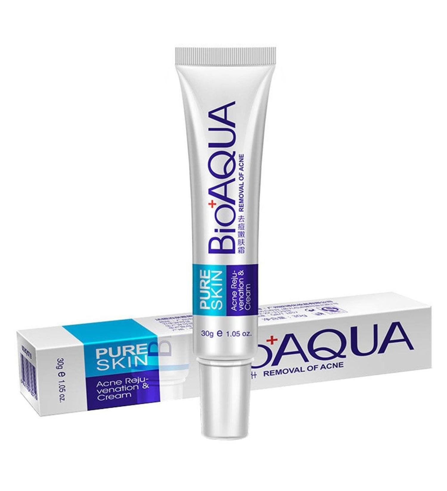 BIOAQUA Acne Scar Gel - Natural Blemish & Pimple Removal Cream for Oil Control & Pore Shrinking | International Shipping - Buy Online on GoSupps.com