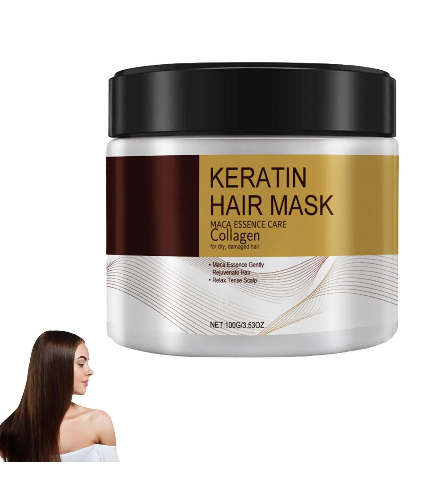 Hair Mask Collagen 5 Seconds Hair Root Repair 100G Nourishing Soft Hair Tonic Conditioning Argan Oil Hair Mask for Dry Damaged Hair All Hair Types - Buy Online on GoSupps.com
