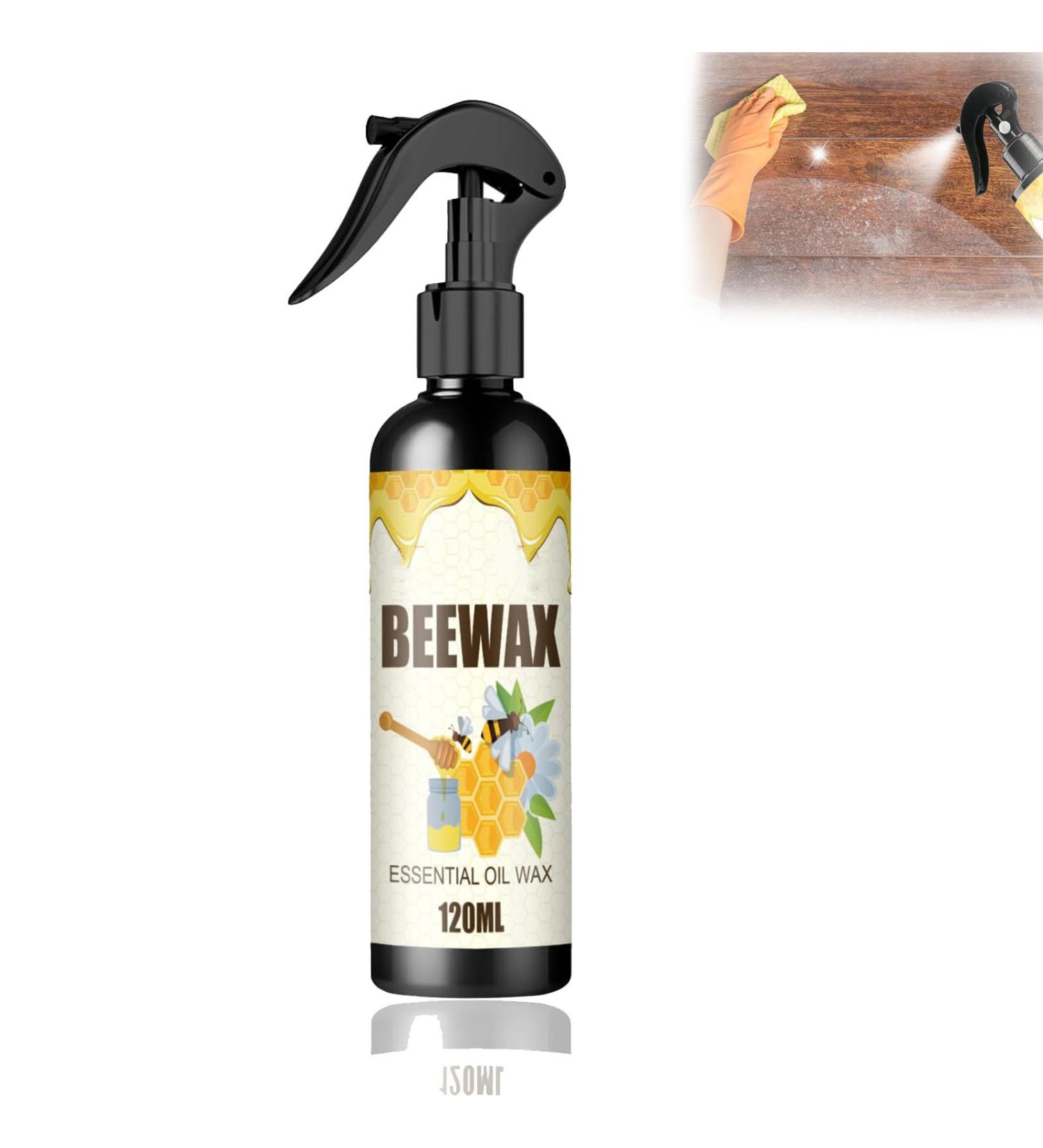 Natural Micro-Molecularized Beeswax Spray Molecularized Beeswax Spray Bees Wax Furniture Polish and Cleaner Wood Seasoning Beewax Restorer Bundle Beeswax Spray Cleaner for Wooden Floor (1PCS) - Buy Online on GoSupps.com
