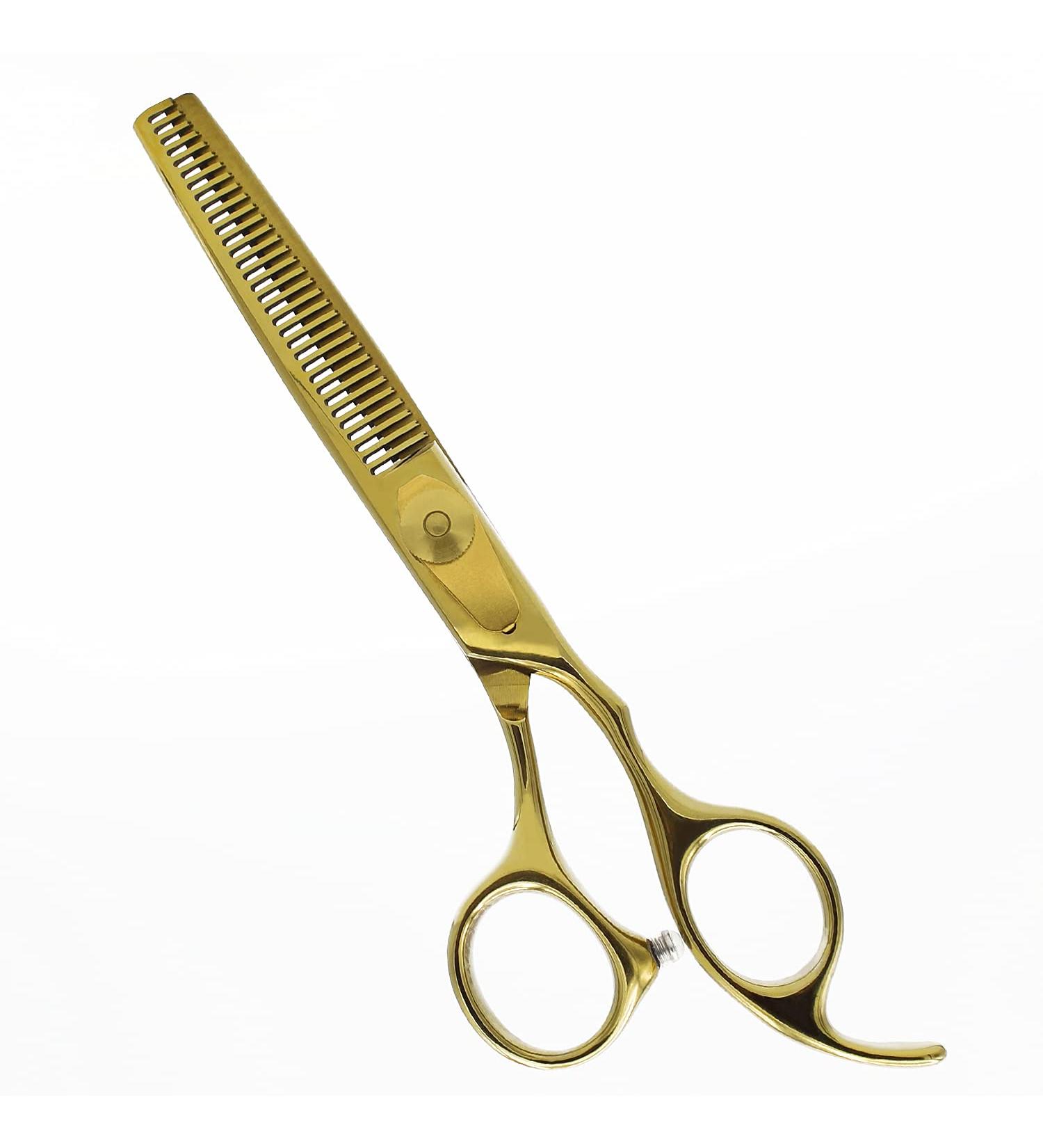 Equinox Professional 6.5'' Razor Edge Hair Thinning Scissors - Liquid Gold Shears - Buy Online on GoSupps.com