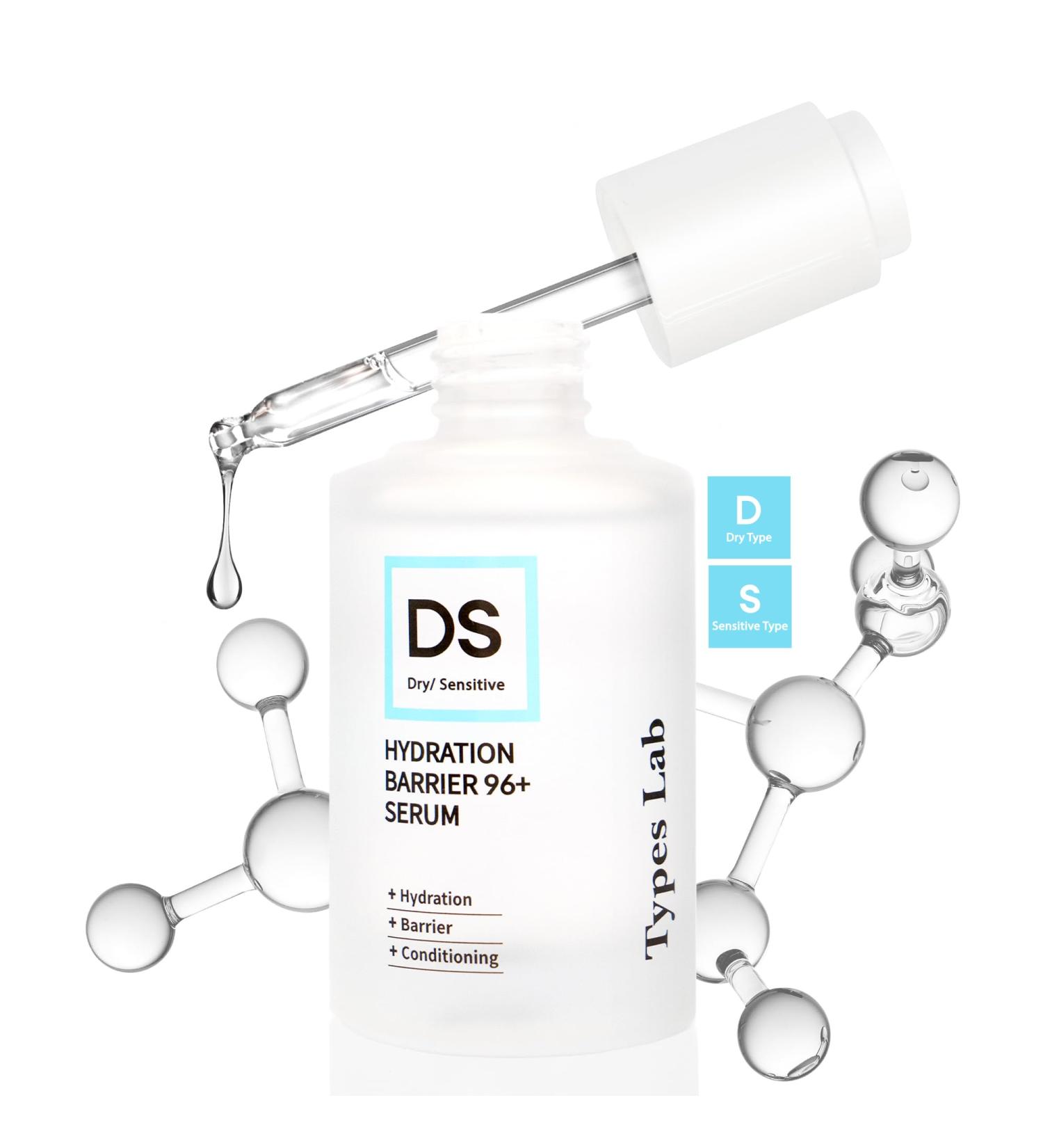 Hydration Barrier 96+ Serum | Hydrating K-Beauty Serum with Beta-Glucan Panthenol & Ceramides for All Skin Types | Skin Barrier Repair Moisturizer (50ml - Buy Online on GoSupps.com